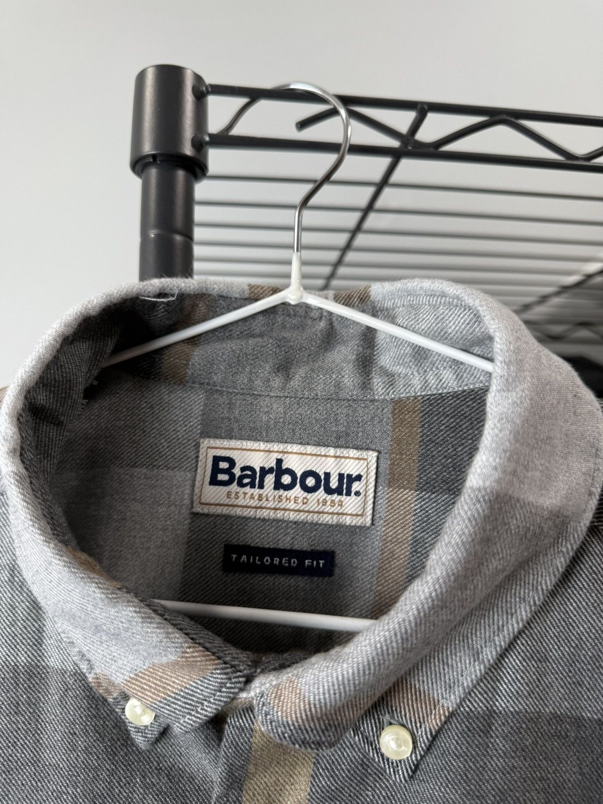 Barbour Vintage Barbour Checkered Plaid Shirt Size US M / EU 48-50 / 2 - 5 Thumbnail