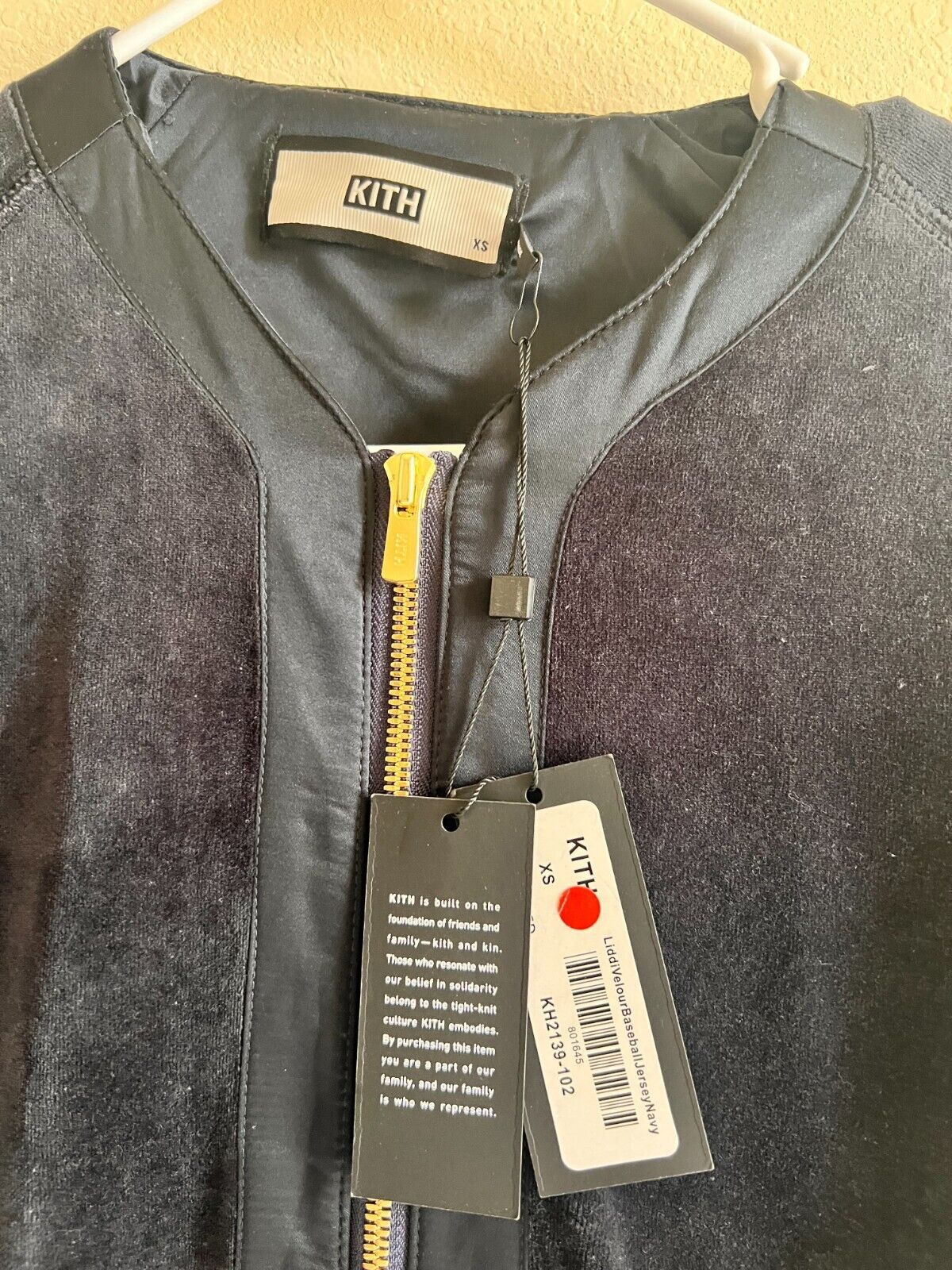 Kith Kith Lidl Velour Baseball Jersey M Navy Size US XS / EU 42 / 0 - 4 Thumbnail