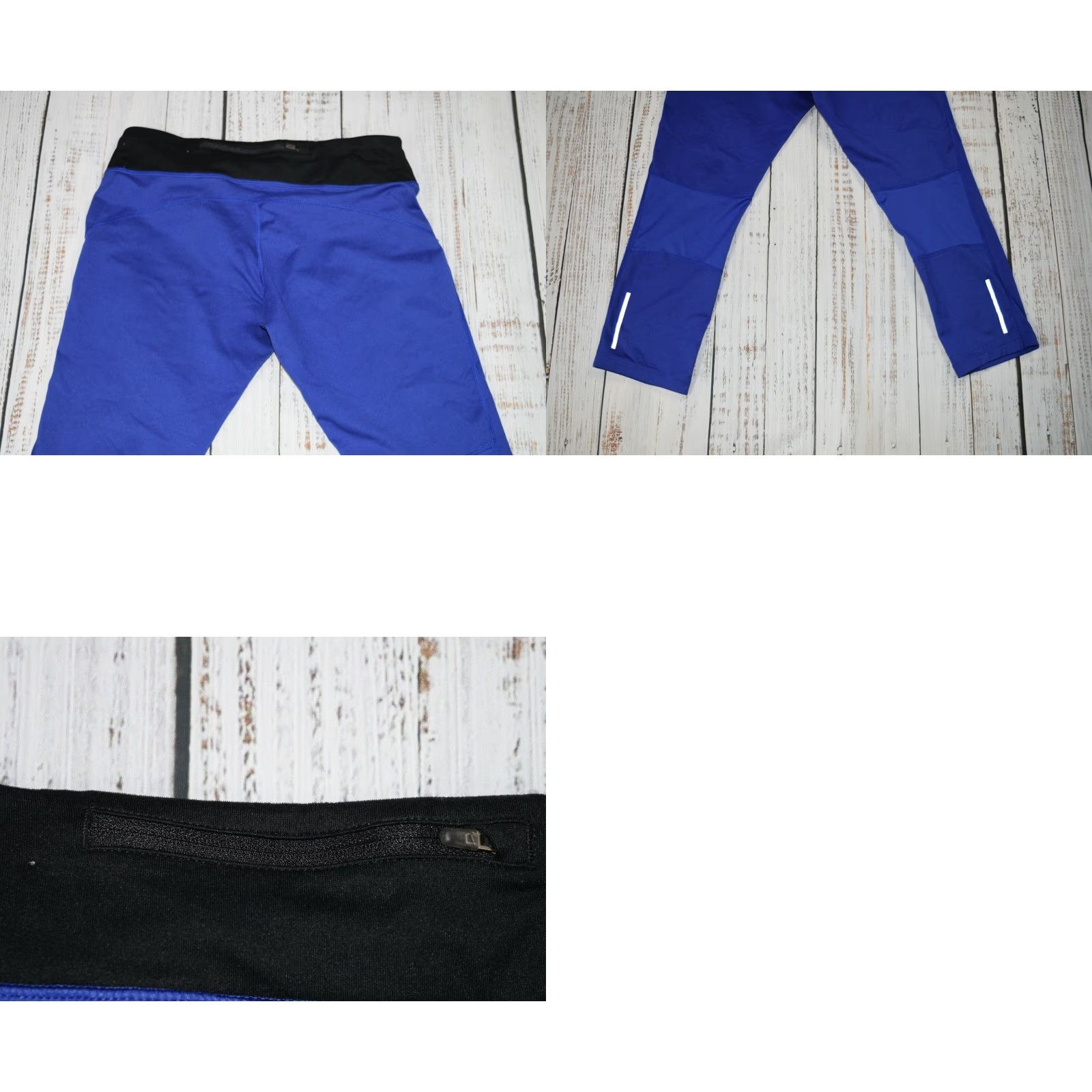 Nike NIKE Dri-FIT Epic Run Crop Tight Pants Running Athleisure Women's M Purple Cropped Inseam 22 Pockets Size 32" / US 10 / IT 46 - 8 Thumbnail