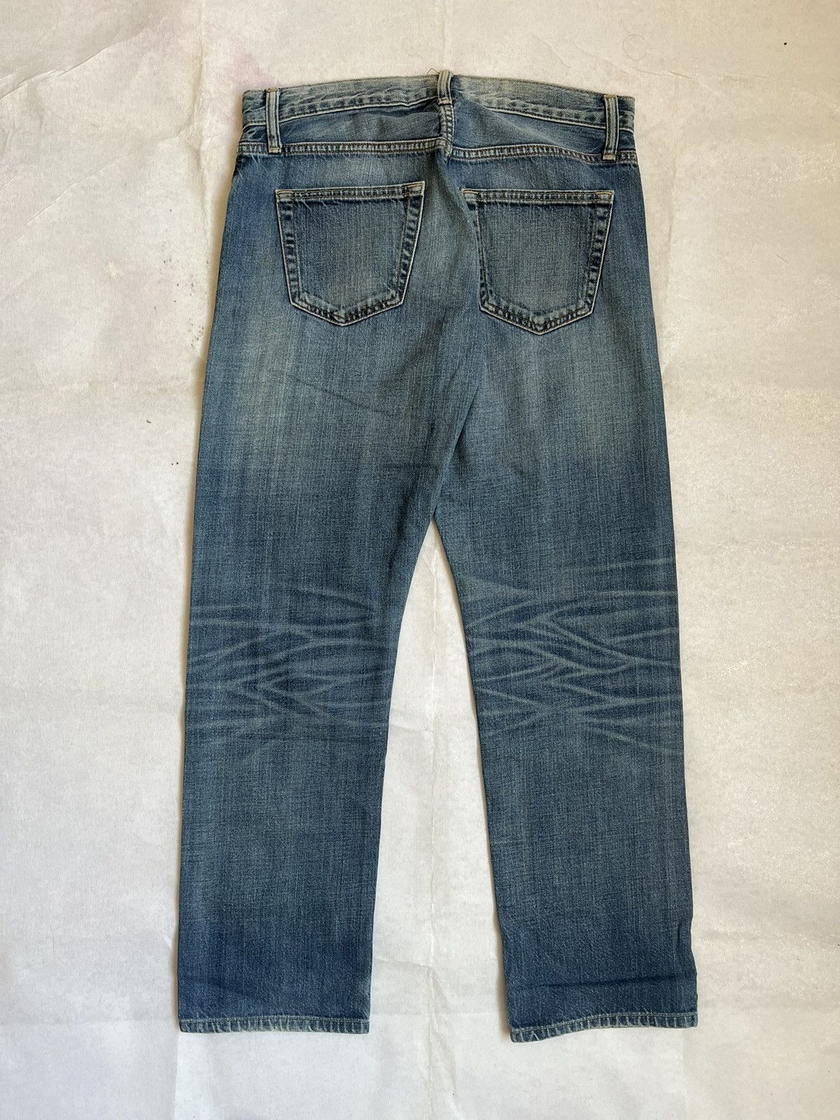Uniqlo Uniqlo Selvedge Regular Fit Distressed Denim Size US 30 / EU 46 - 12 Thumbnail