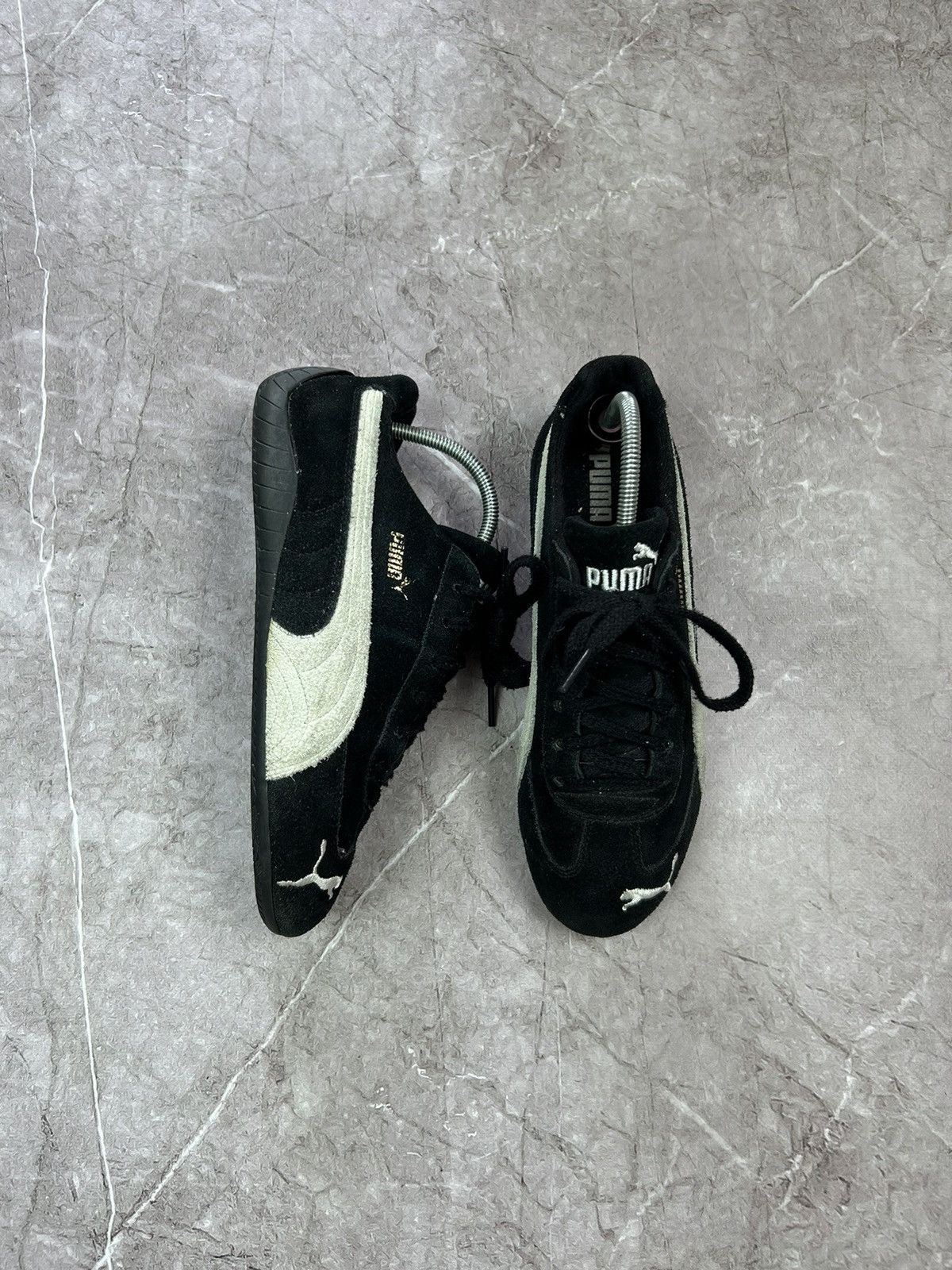 Puma × Vintage Vintage Puma Speed Cat Black Suede Sneakers Size US 5.5 / EU 38 - 6 Thumbnail