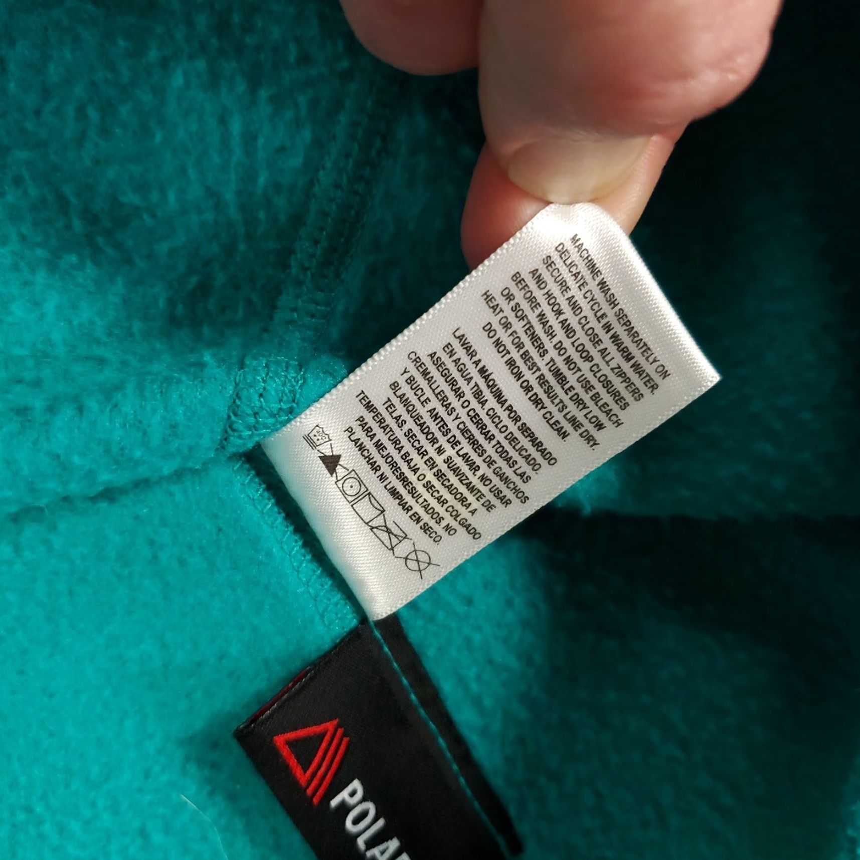 Altea VINTAGE Polartec Pullover Womens L Teal Blue Green 1/4 Zip Fleece Sweater Jacket Size L / US 10 / IT 46 - 7 Thumbnail