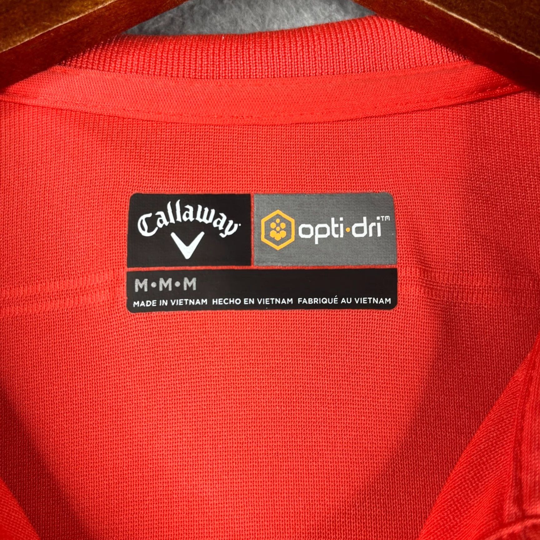 Callaway Callaway Polo Shirt Mens Medium Orange Performance Stretch Golf DXD Size US M / EU 48-50 / 2 - 5 Thumbnail
