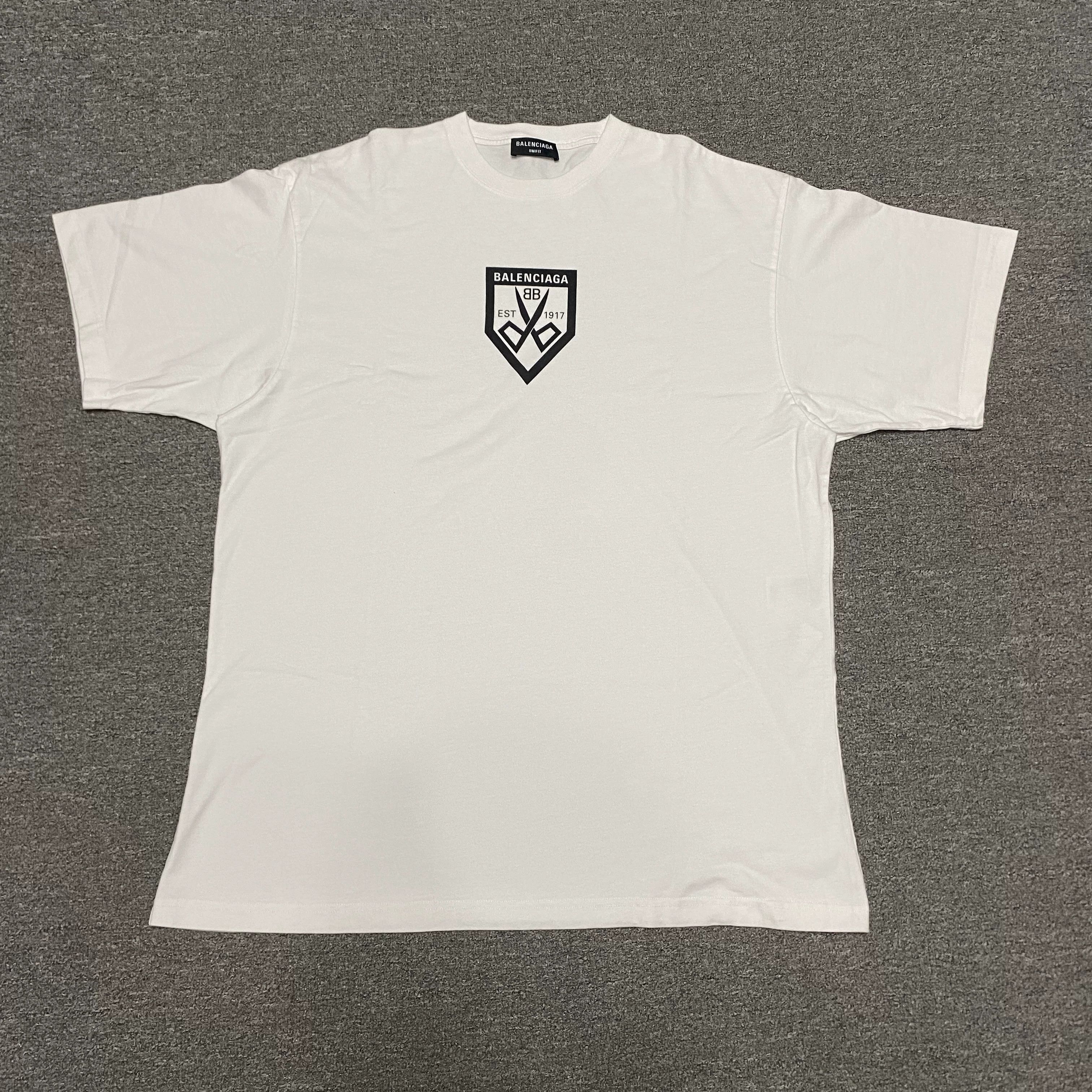 Balenciaga Balenciaga Scissors Logo Short Sleeve Size US XS / EU 42 / 0 - 1 Thumbnail