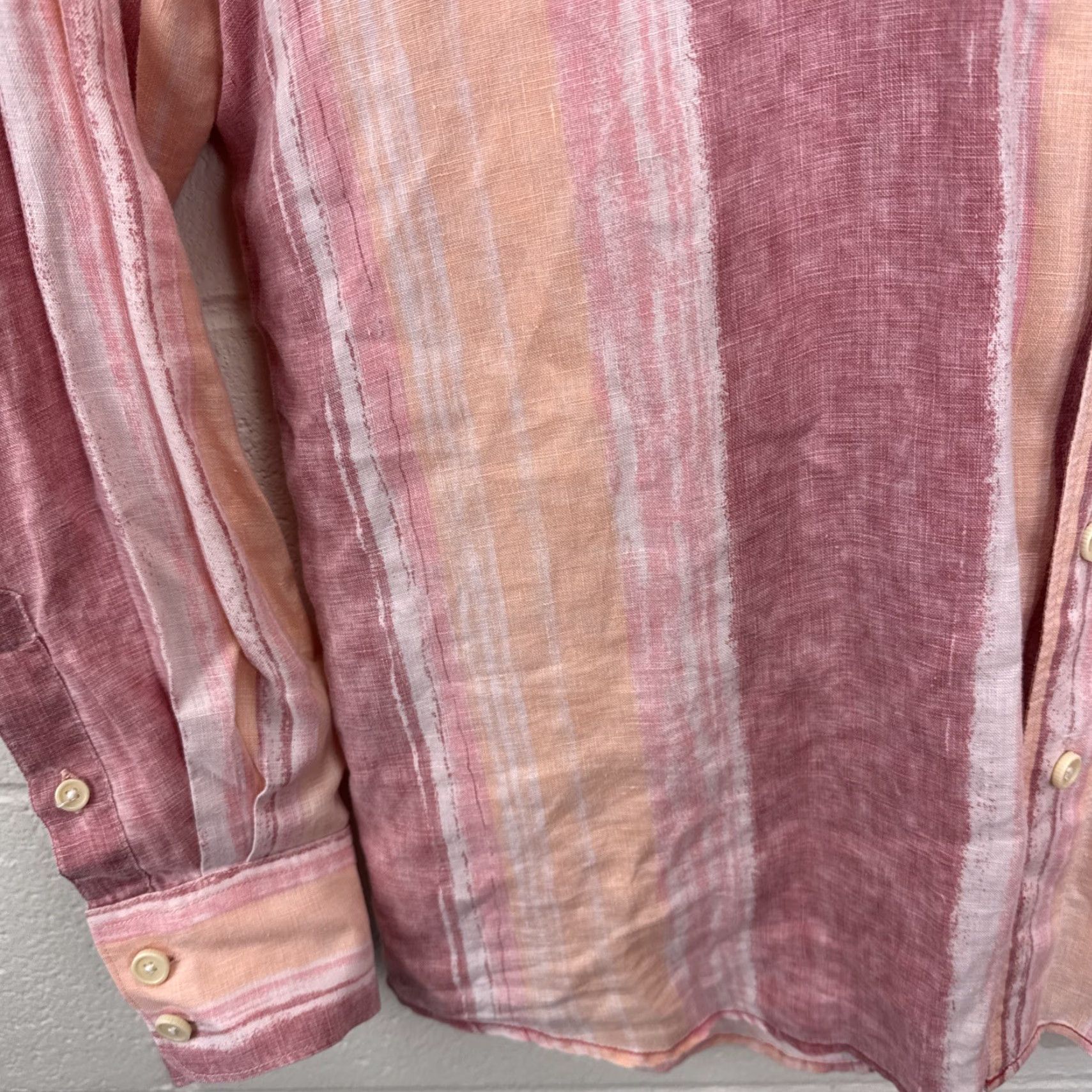 Tommy Bahama Tommy Bahama Shirt Mens Large Relax 100% Linen Button Up Long Sleeve Beach Size US L / EU 52-54 / 3 - 6 Thumbnail
