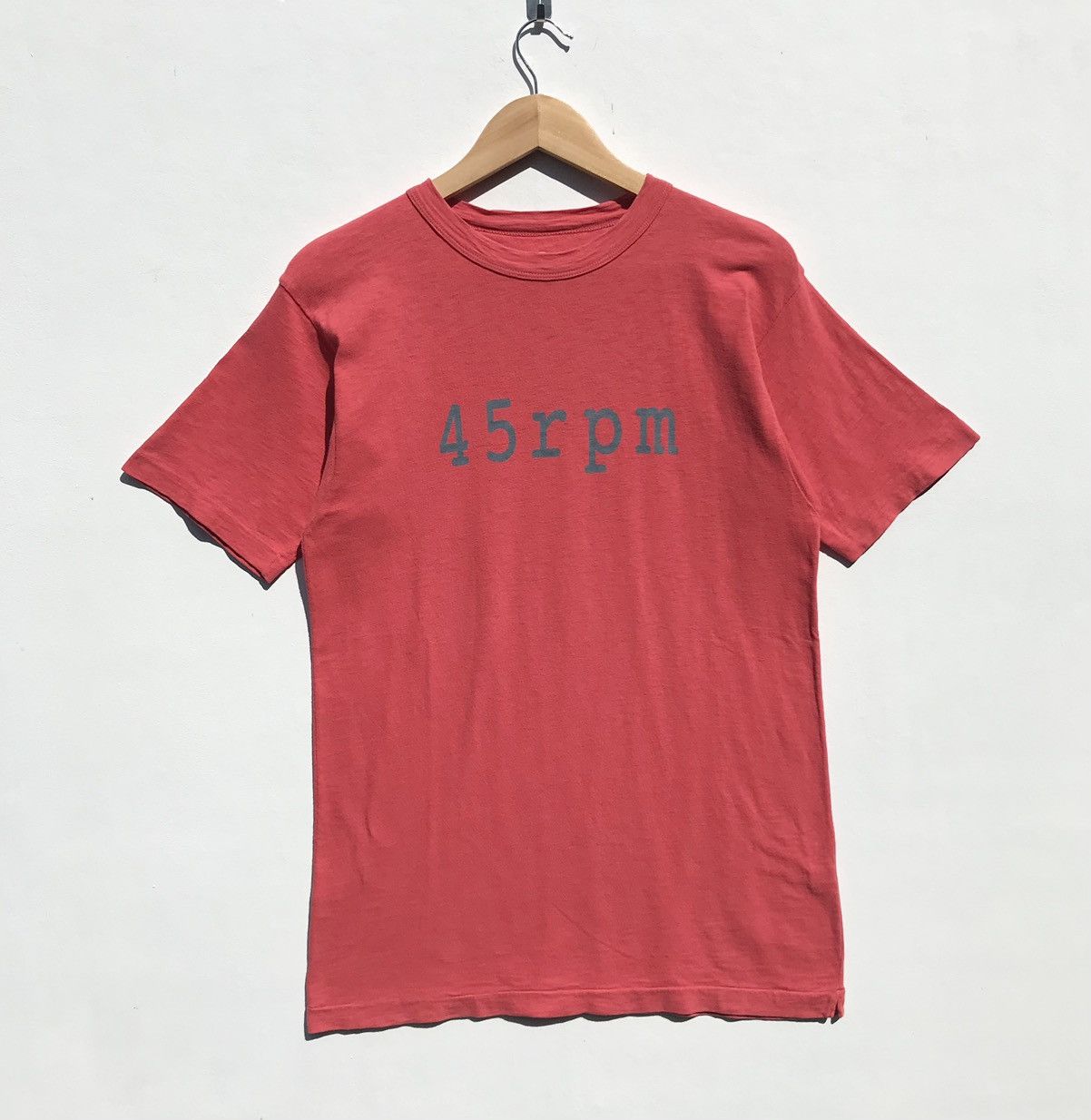 45Rpm Forty Five Rpm Shirt Spellout 45Rpm Japanese Designer