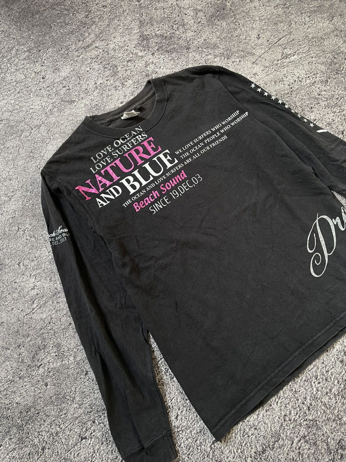 Japanese Brand Y2K Beach Sound ifsixwasnine punk style long sleeve Size US M / EU 48-50 / 2 - 2 Thumbnail