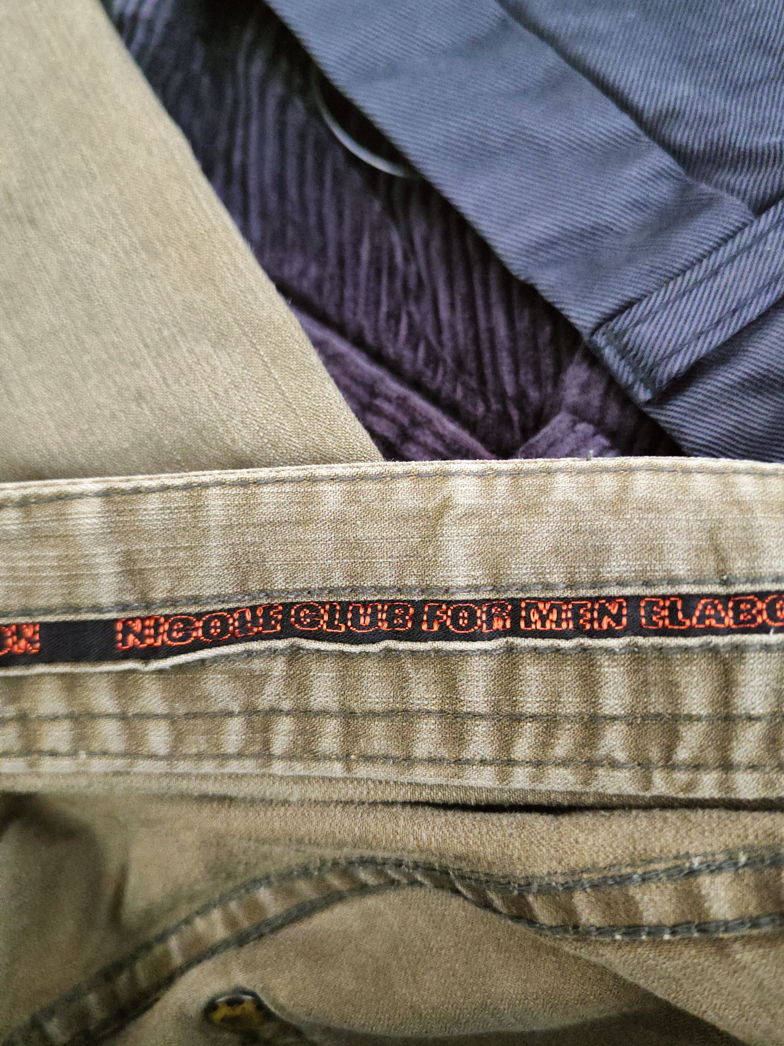 Nicole Club DL Nicole Club Olive Multipocket Cargo Pants #46-371 Size US 33 - 15 Thumbnail
