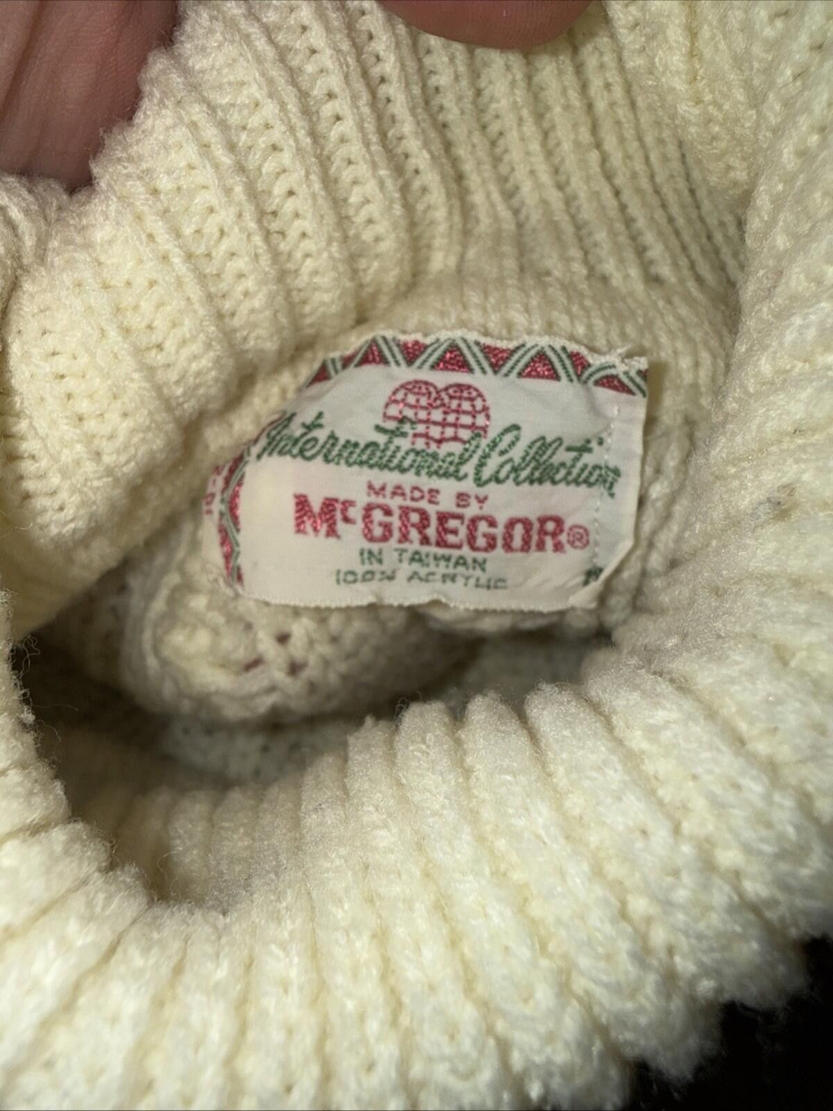 McGregor Vintage Sweater International Collection McGregorCable Knit Size US M / EU 48-50 / 2 - 3 Thumbnail