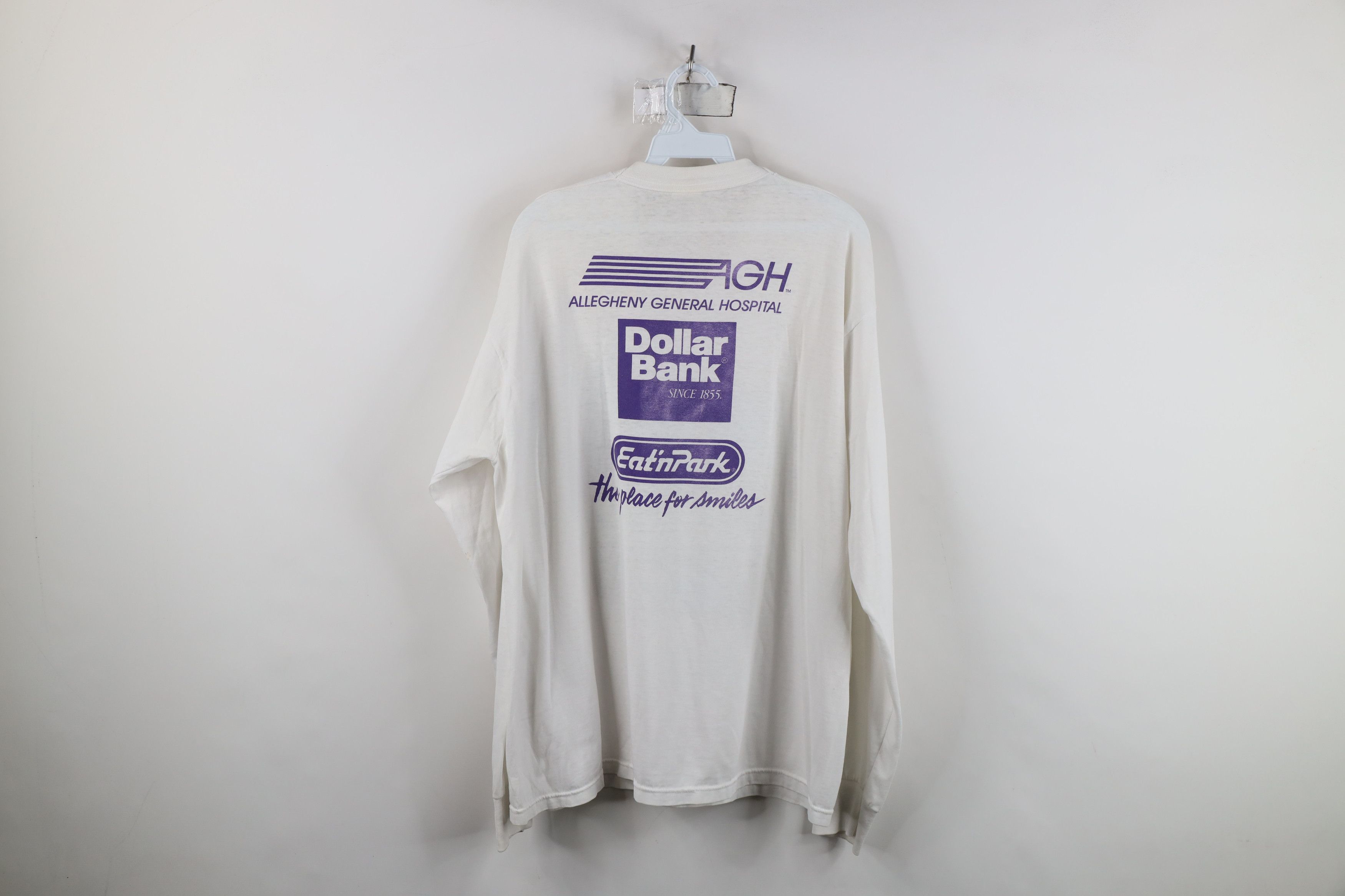 Vintage Vintage 90s Great Race Road Running Long Sleeve T-Shirt USA Size US XL / EU 56 / 4 - 12 Thumbnail
