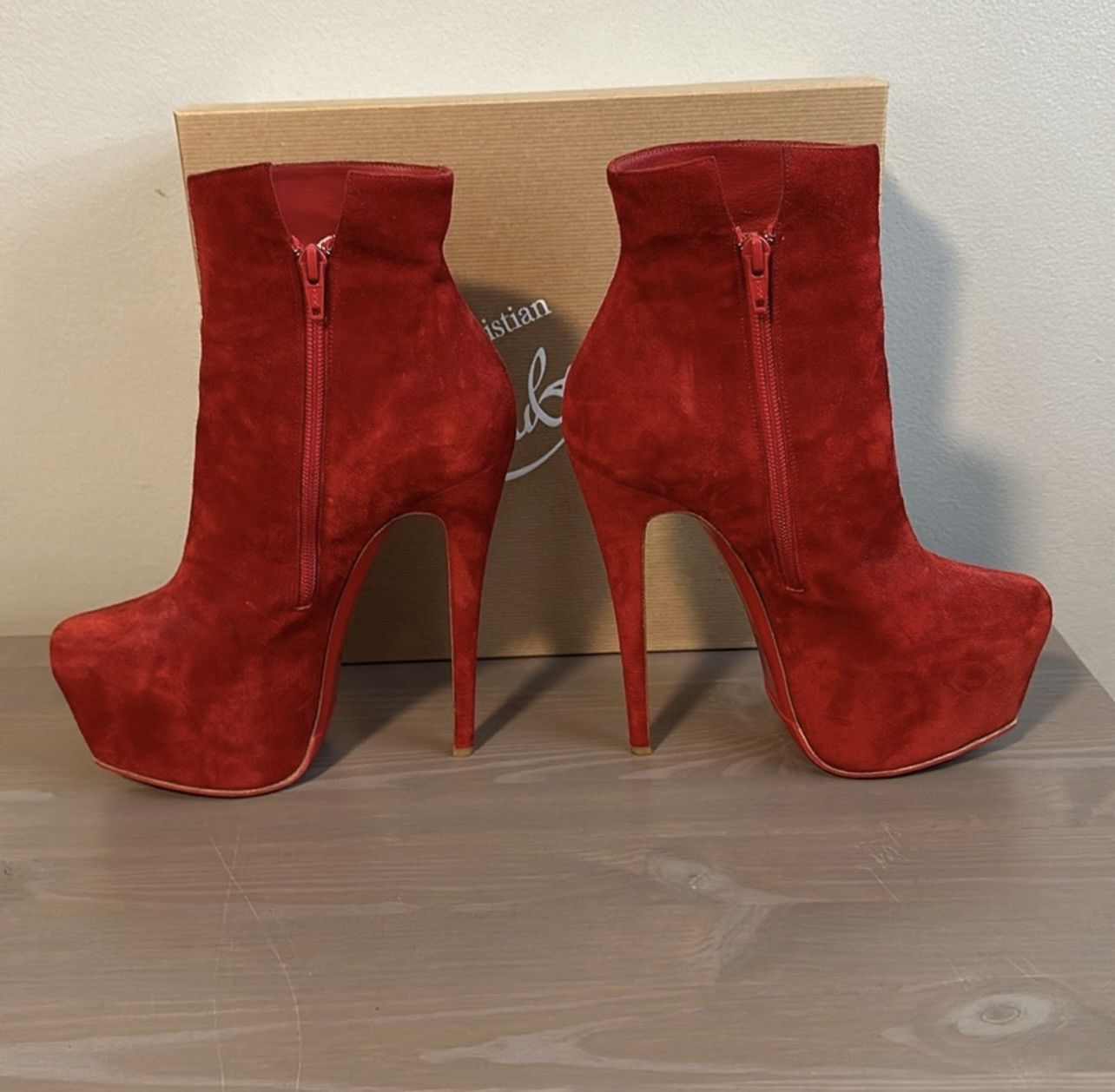 Christian Louboutin Christian louboutin booties Size US 7.5 / IT 37.5 - 4 Thumbnail