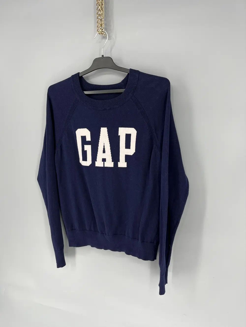 Gap Lambswool Sweater Crewneck Pullover GAP Womens Small Navy Size S / US 4 / IT 40 - 4 Thumbnail