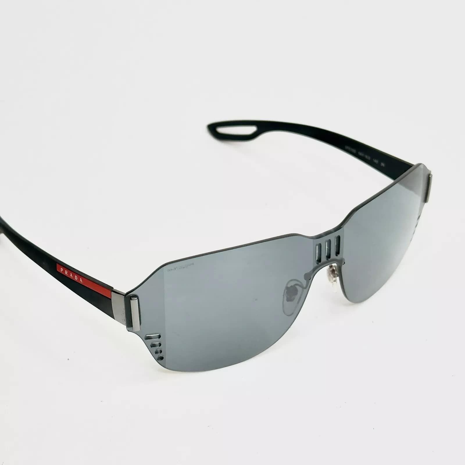 Prada PRADA LINEA ROSSA Sport 05S Rubber Black Mask Mirror PS05SS Size ONE SIZE - 6 Thumbnail