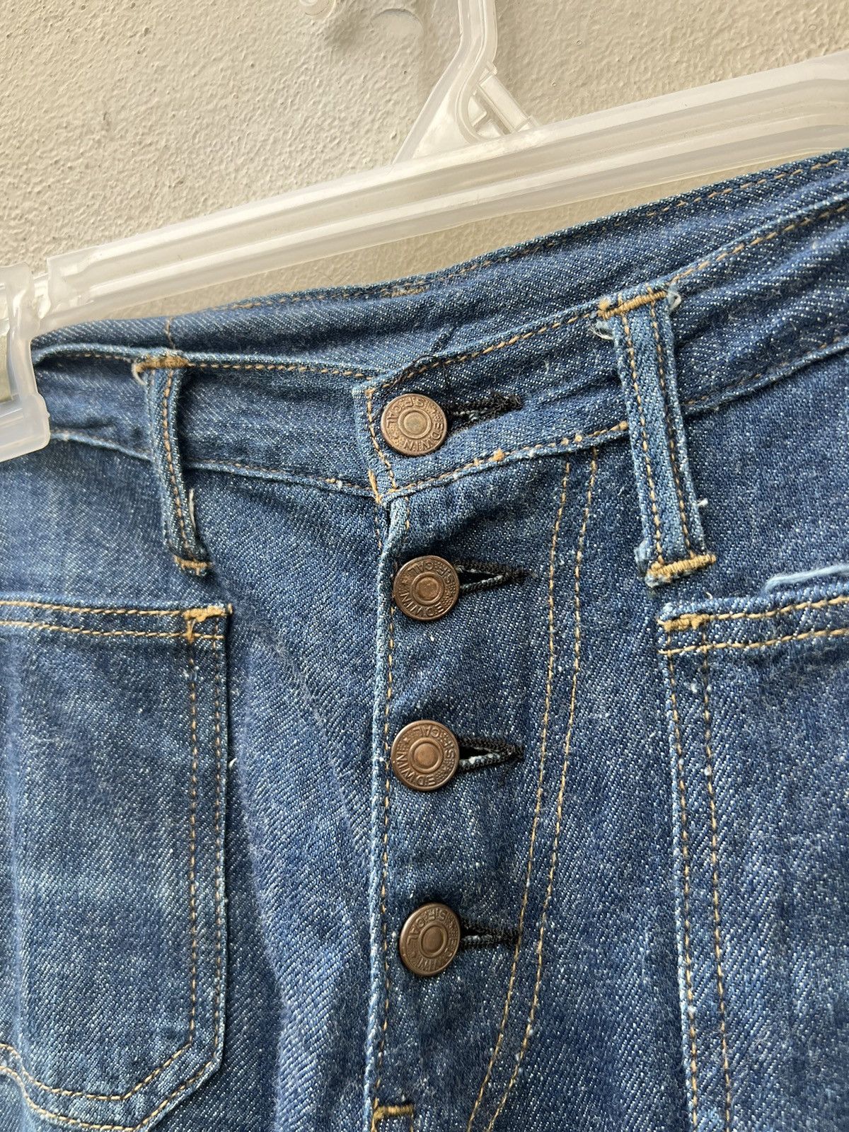 Edwin Vintage 70s Edwin Light Denim Super Flare Jeans Size US 30 / EU 46 - 7 Thumbnail