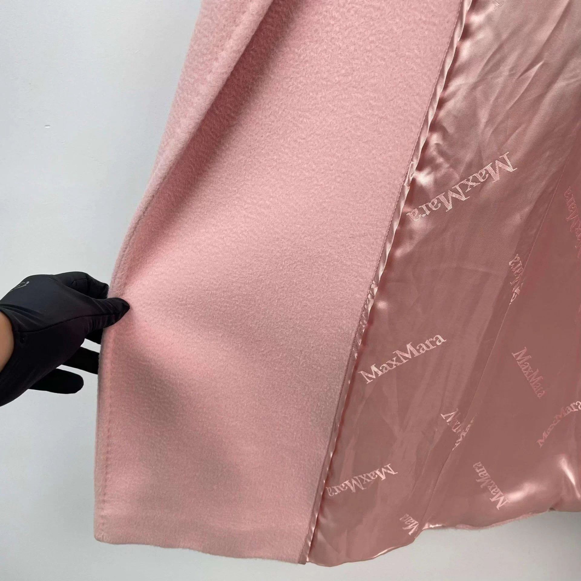 Max Mara MaxMara Pink Camel Hair Classic Coat Size XXS / US 00 / IT 34 - 3 Thumbnail