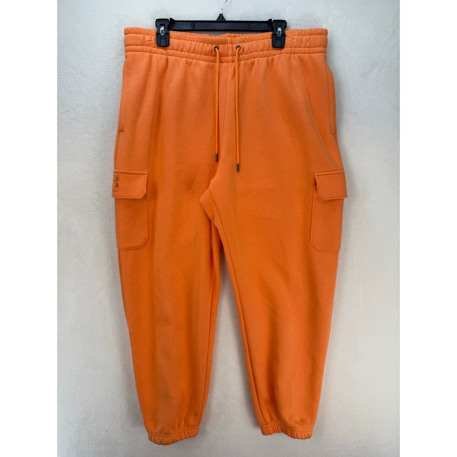 Under Armour UNDER ARMOUR WOMEN'S XLARGE ORANGE CARGO JOGGER FLEECE Size 31" - 1 Thumbnail