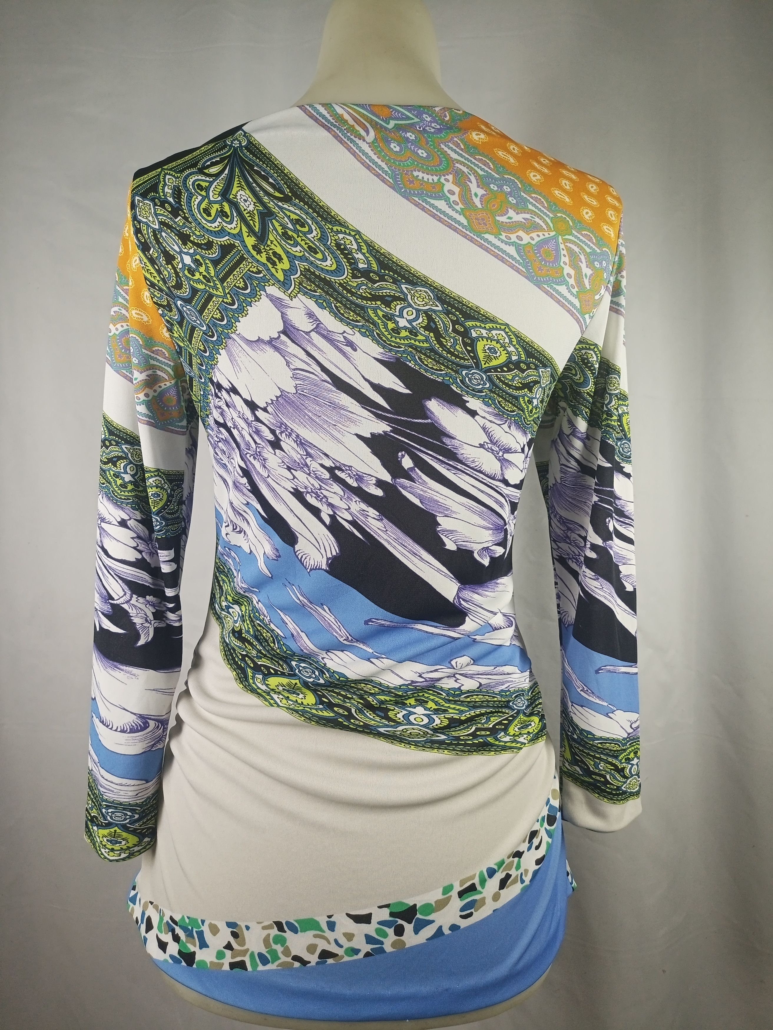 Etro ETRO Milano Blouse Tunic top 3/4 sleeves Size M / US 6-8 / IT 42-44 - 3 Thumbnail