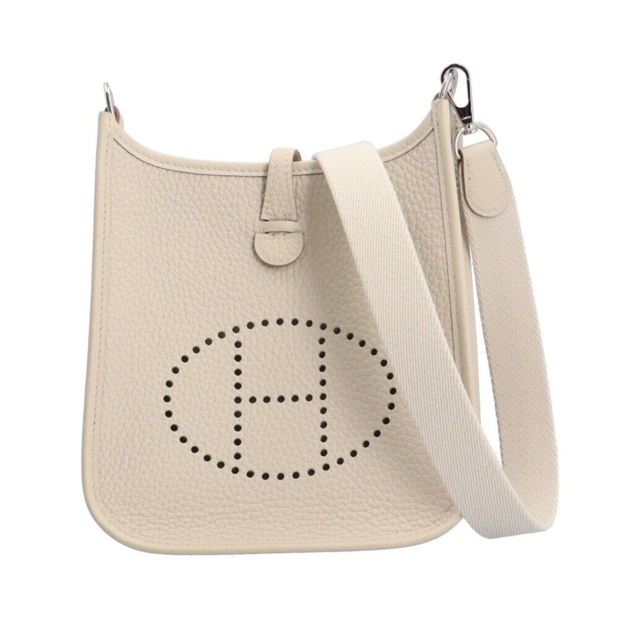 image of Hermes Evelyn Tpm Shoulder Bag Taurillon Clemence White Women's Hermes