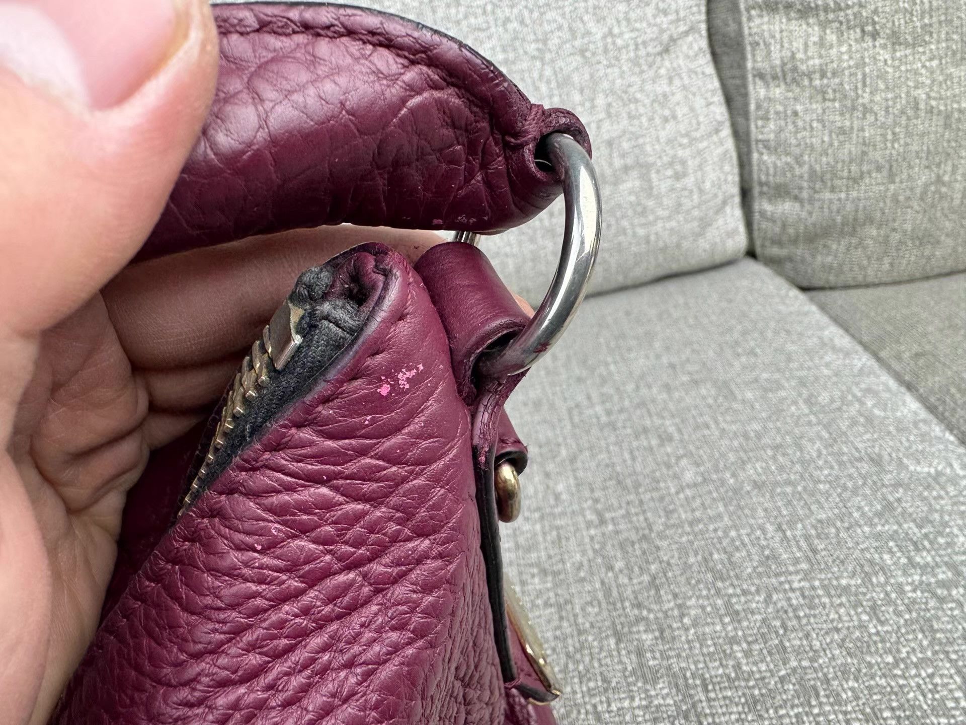 Burberry Burberry genuine leather hobo bag with shoulder strap Ｑ27 Size ONE SIZE - 2 Thumbnail