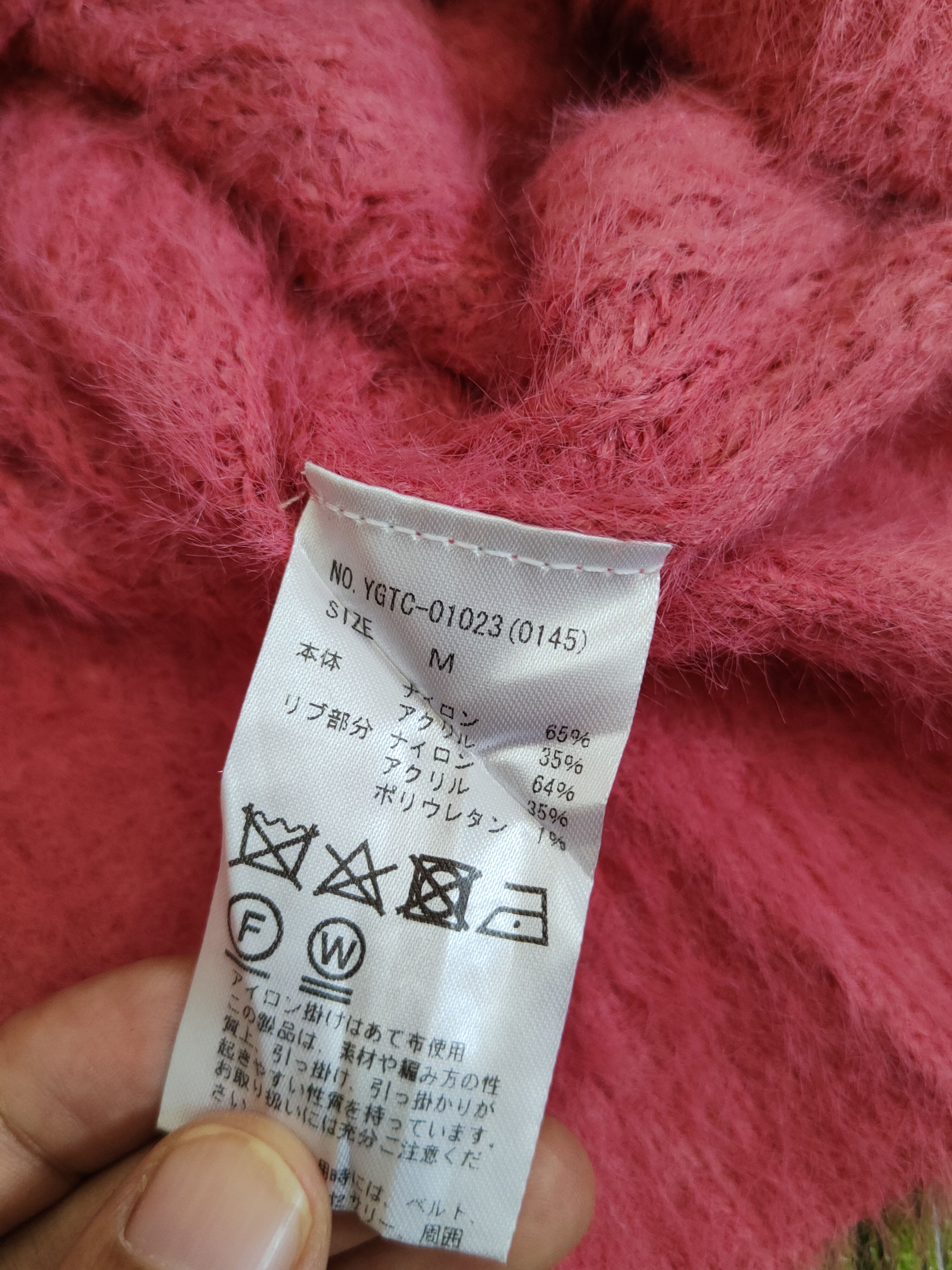 Japanese Brand × Vintage Cecil McBee Pink Shag Shaggy Fur Mohair Knitwear#S2020 Size M / US 6-8 / IT 42-44 - 11 Thumbnail