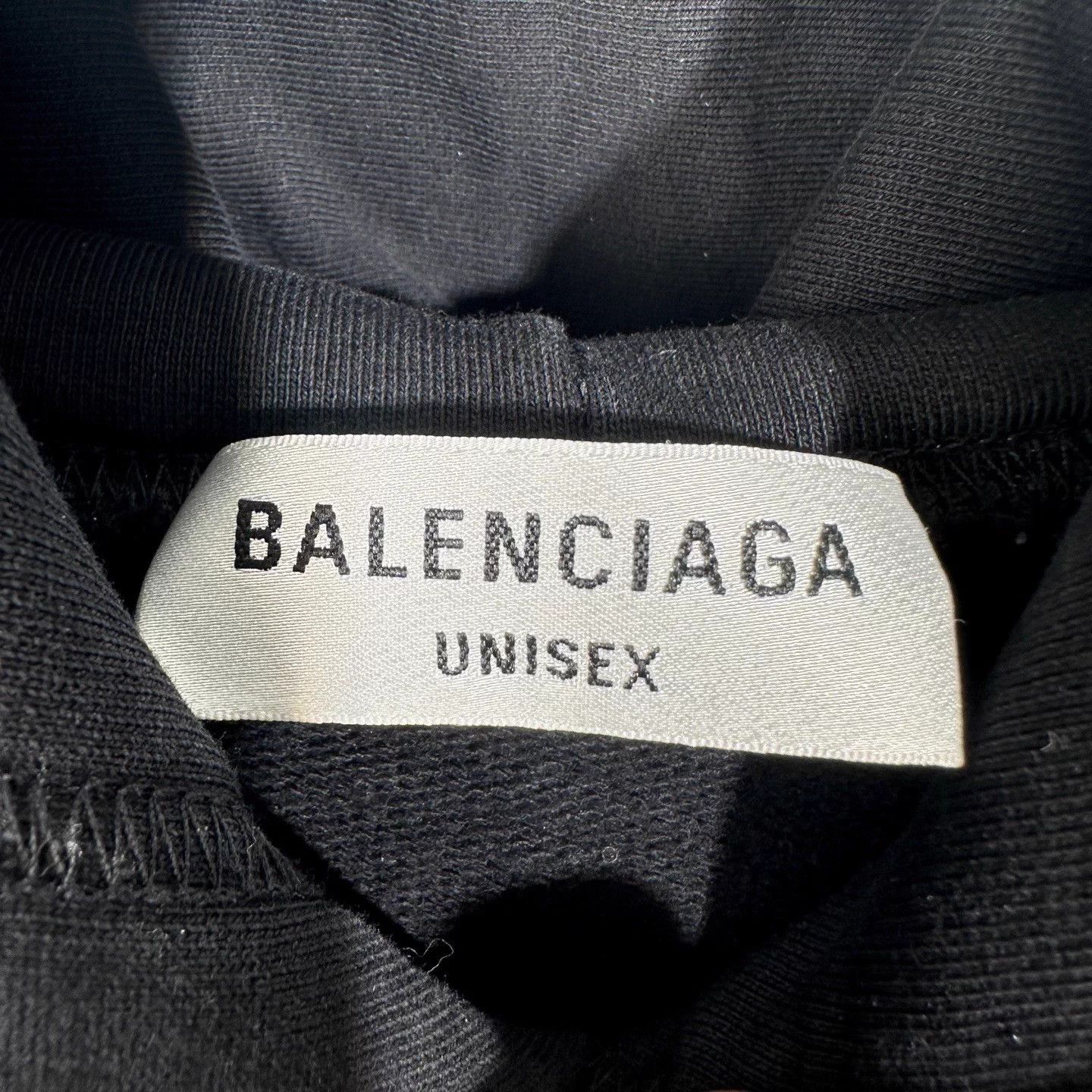 Balenciaga Balenciaga embroidered logo hoodie black size 1 Size ONE SIZE - 4 Thumbnail