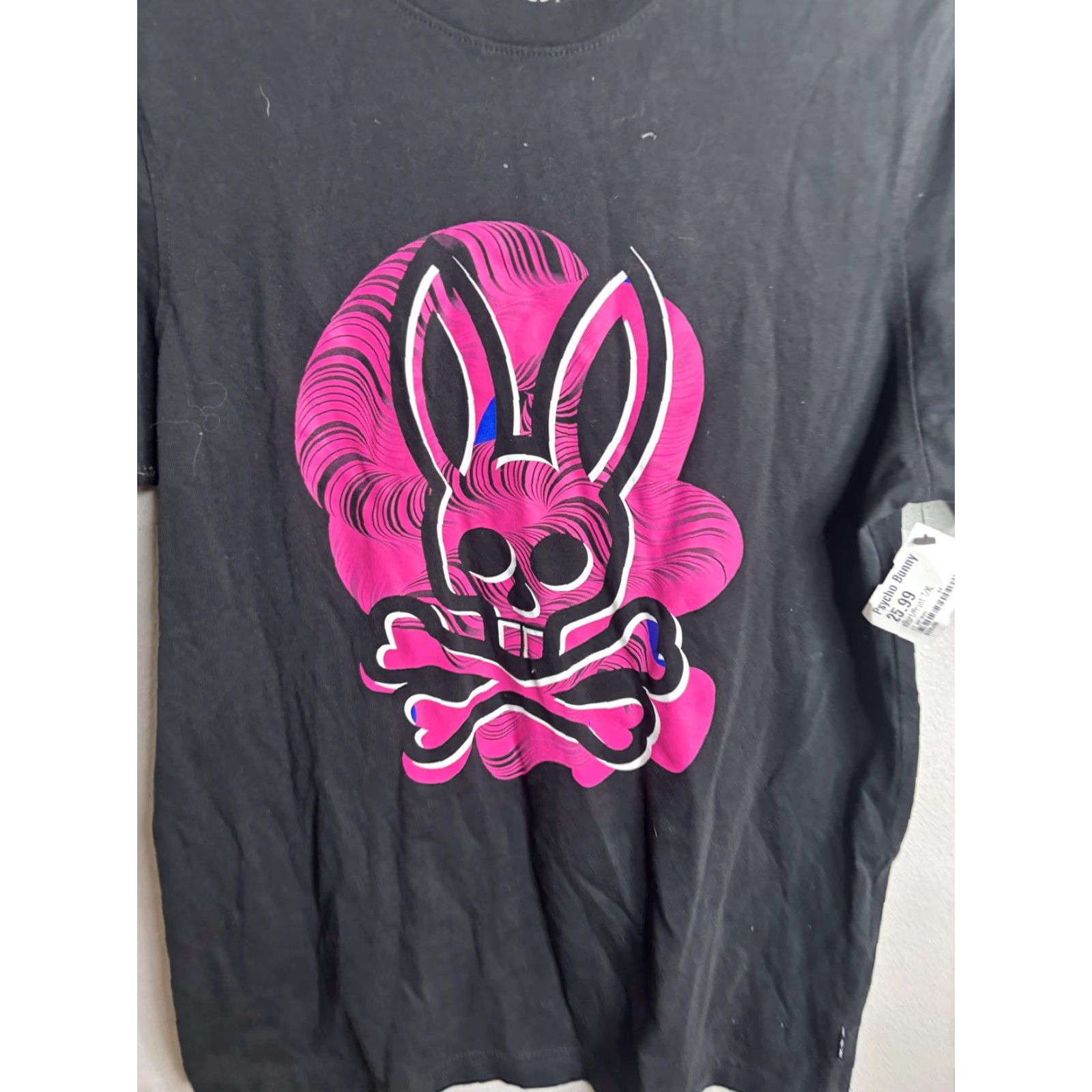Psycho Bunny Psycho Bunny Shirt Womens M Black Neon Skull Bunny Graphic Tee T-Shirt Size M / US 6-8 / IT 42-44 - 2 Thumbnail