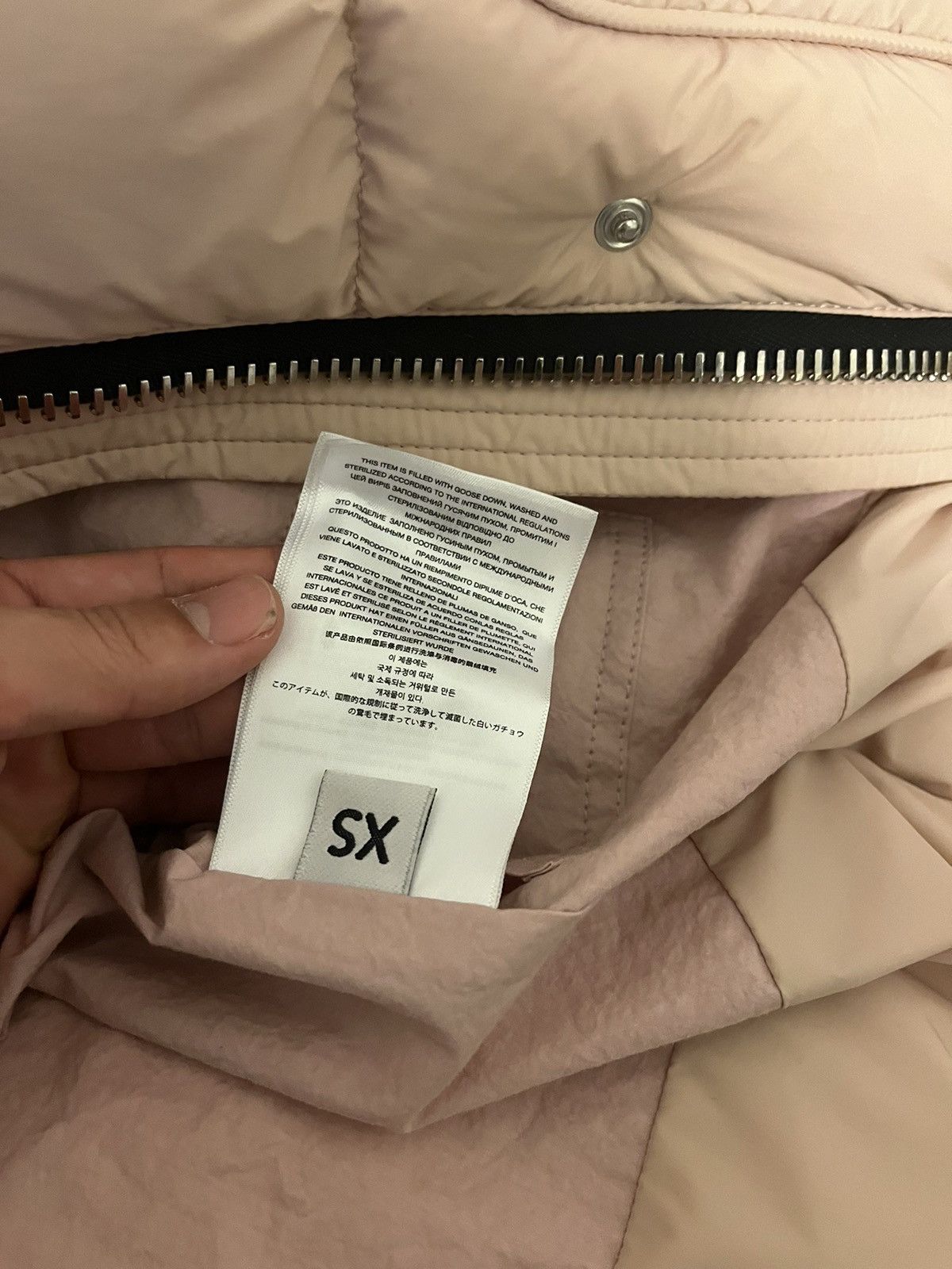 IENKI IENKI IENKI IENKI Pink Michlin Down Jacket Size XS / US 0-2 / IT 36-38 - 4 Thumbnail