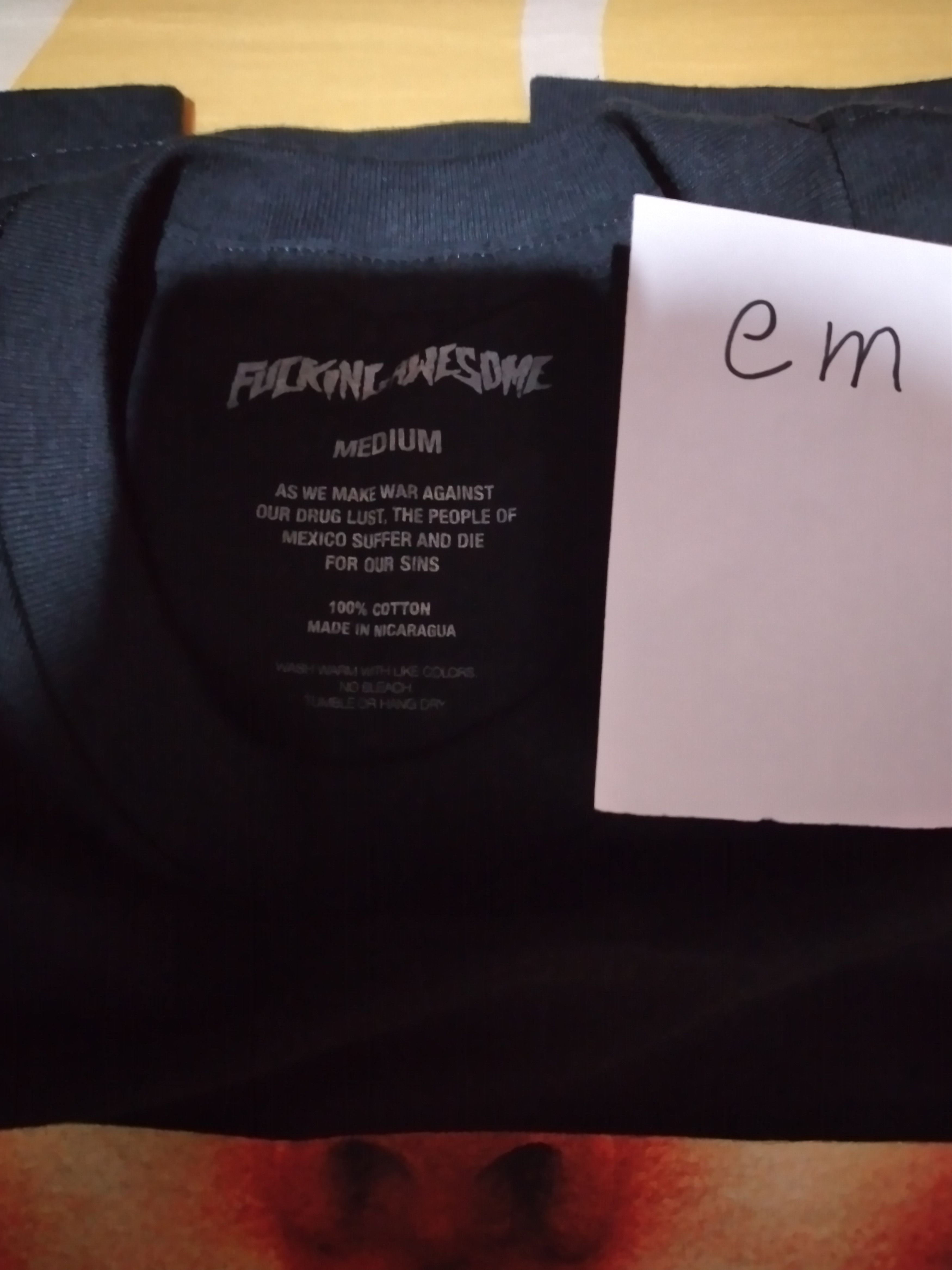 Fucking Awesome Fucking Awesome swallow T-Shirt TEE Size US M / EU 48-50 / 2 - 6 Thumbnail