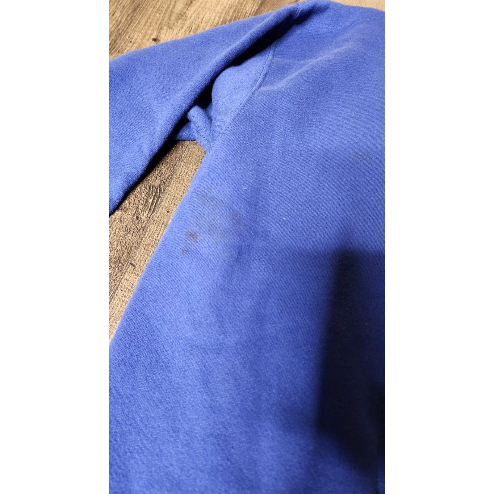 Lee VINTAGE Lee Mens 2XL Sweatshirt Bloodhounds Softball School Logo Fleece Pullover Fall Winter Blue Size US XXL / EU 58 / 5 - 4 Thumbnail