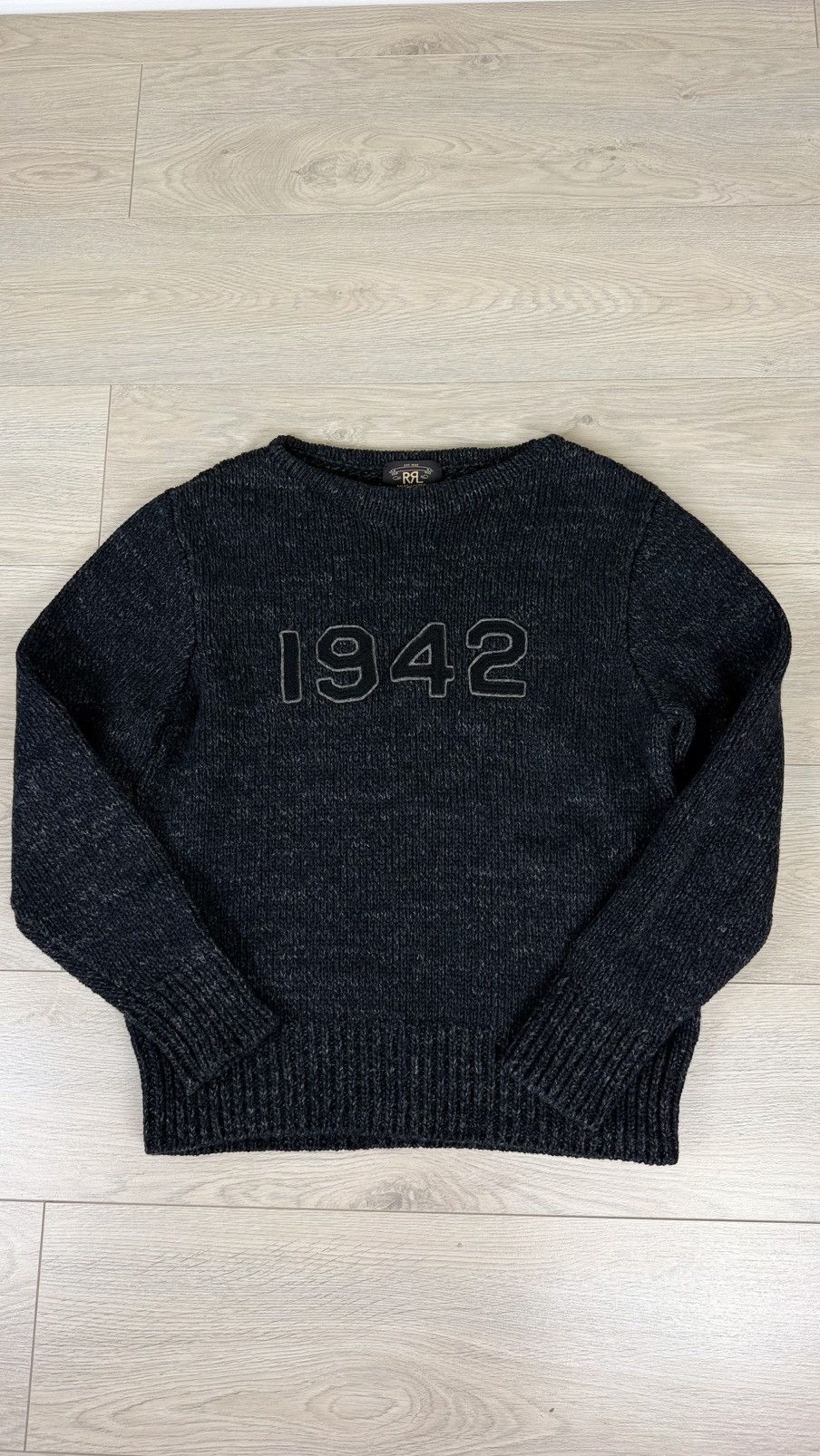 RRL Ralph Lauren RRL Ralph Lauren Boatneck Knit Sweater Size US L / EU 52-54 / 3 - 1 Thumbnail