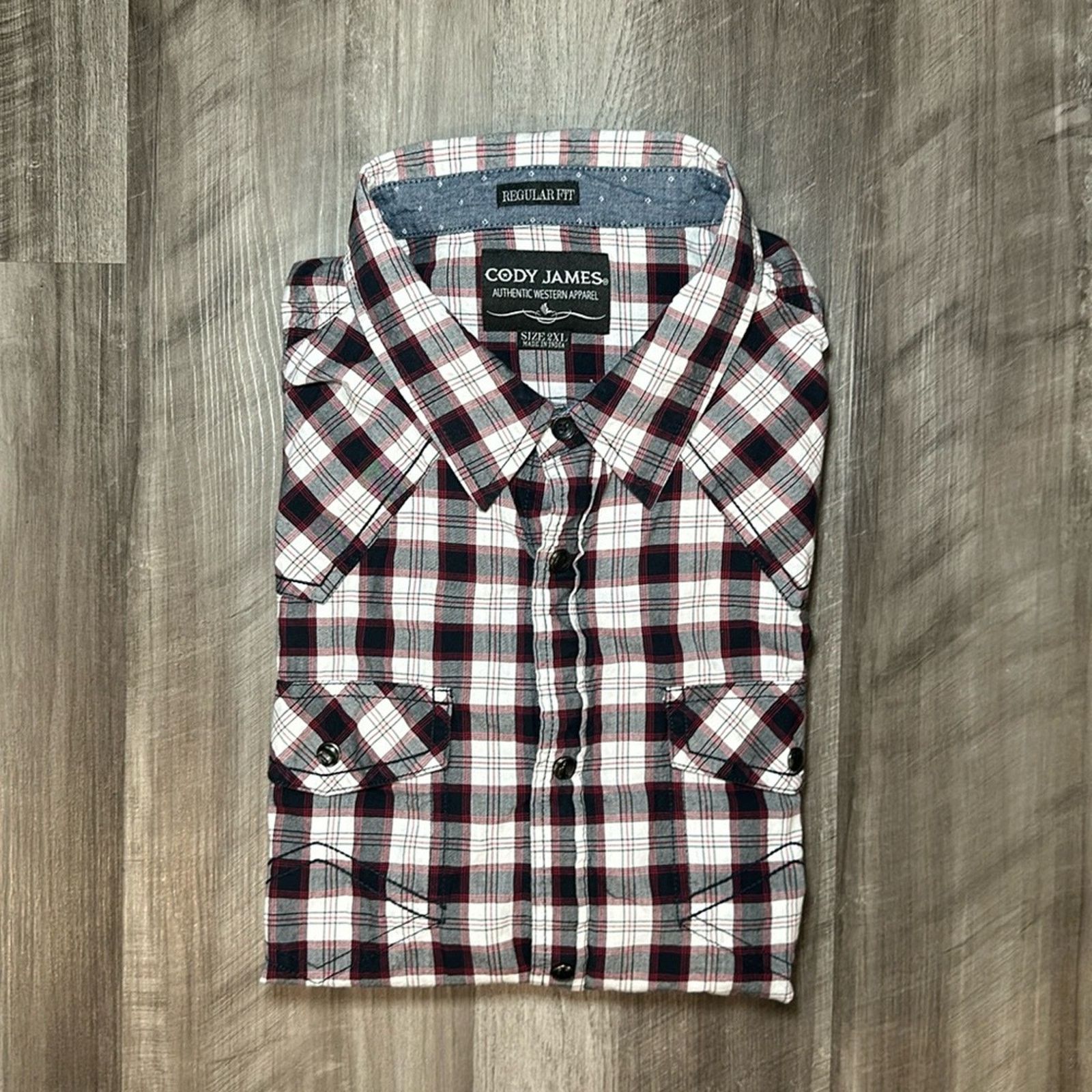 Cody James Cody James Western Regular Fit Long Sleeve Pearl Snap - 2XL Size US XXL / EU 58 / 5 - 1 Thumbnail