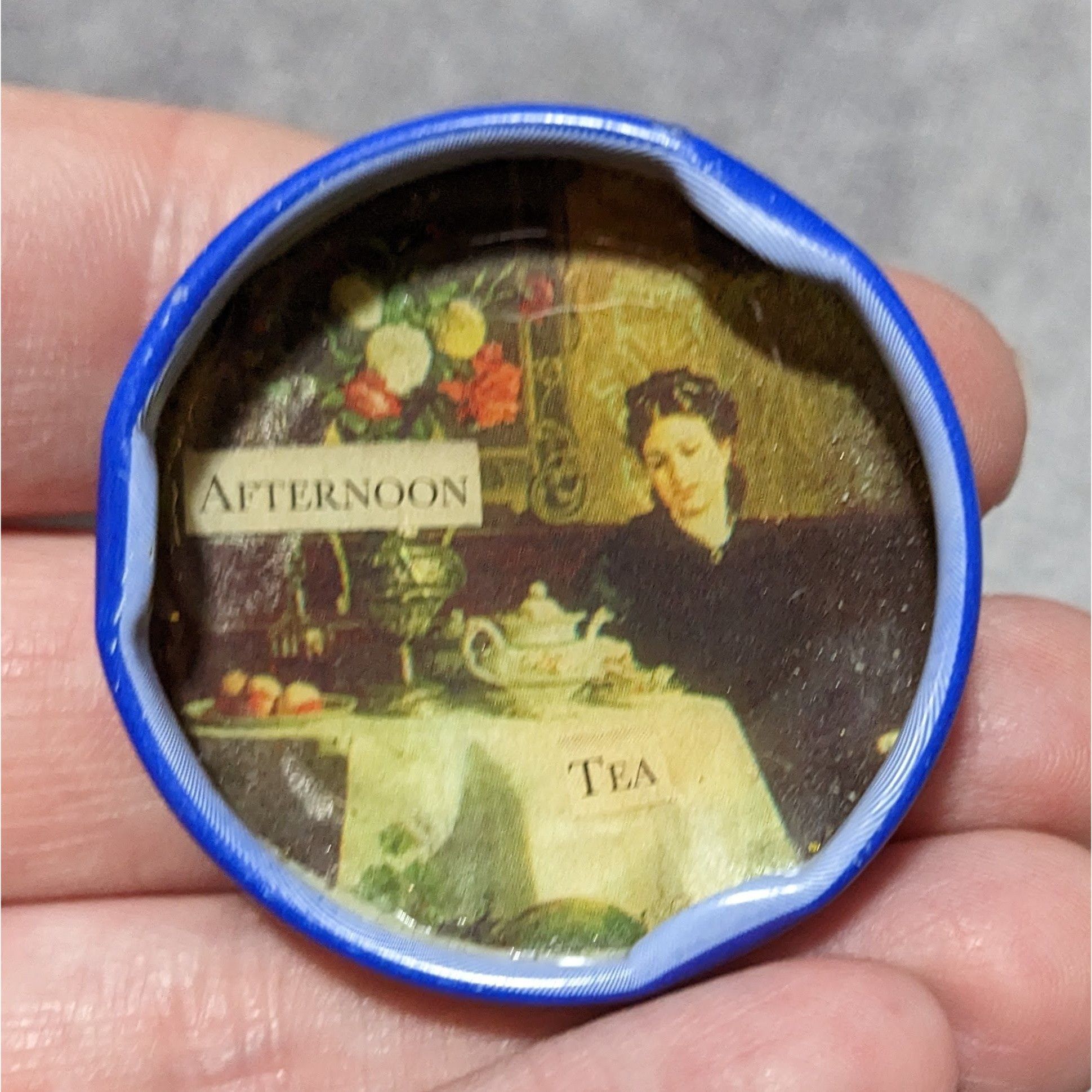 Other Handmade Victorian Style Afternoon Tea Lid Back Brooch Size ONE SIZE - 5 Thumbnail