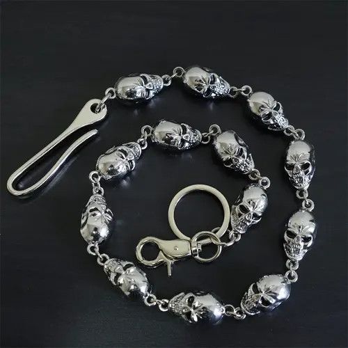 Jewelry × Other Metal Pants Waist Cross Chain Double Layer Pants Chain Size ONE SIZE - 2 Thumbnail