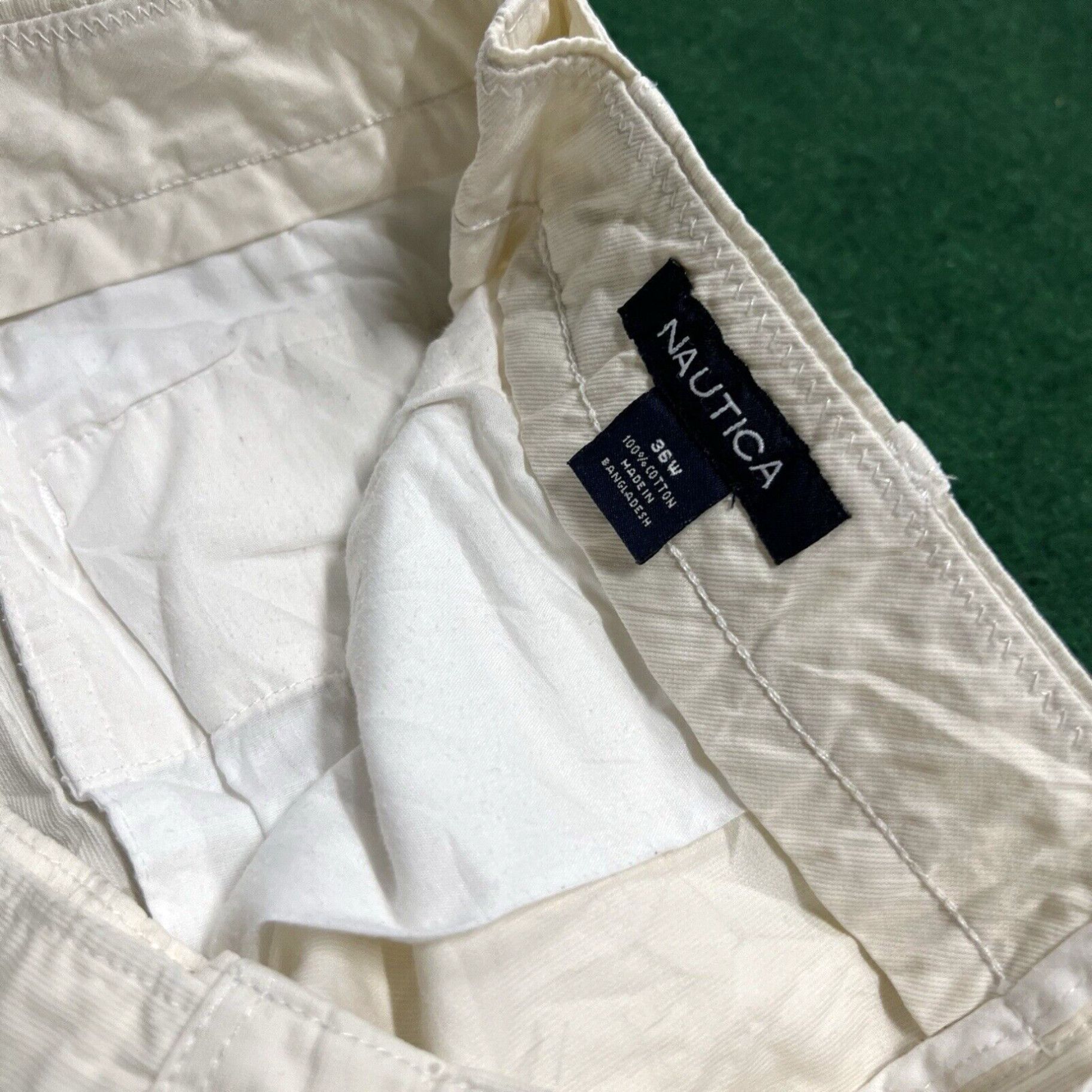 Nautica Nautica Men Shorts 36W 100% Cotton Relaxed Fit Cabin Chino Size US 36 / EU 52 - 6 Thumbnail
