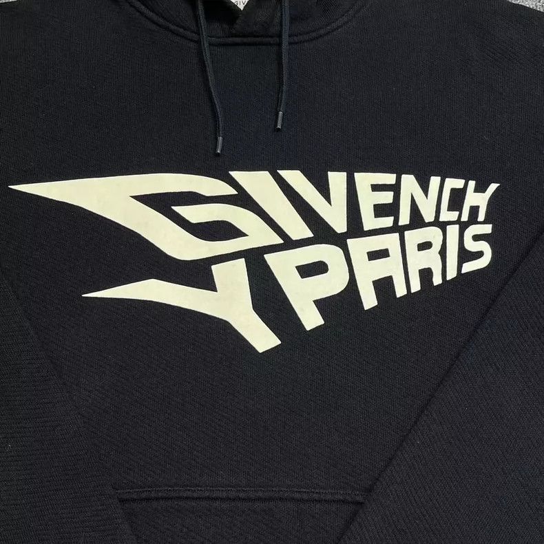 Givenchy Givenchy Black Logo Letter Printed Hoodie Size US XL / EU 56 / 4 - 3 Thumbnail
