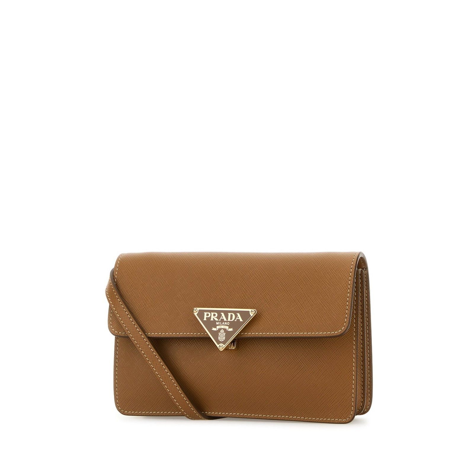 Prada PRADA Mini Brown Leather Shoulder Bag New And Authentic Size ONE SIZE - 2 Thumbnail