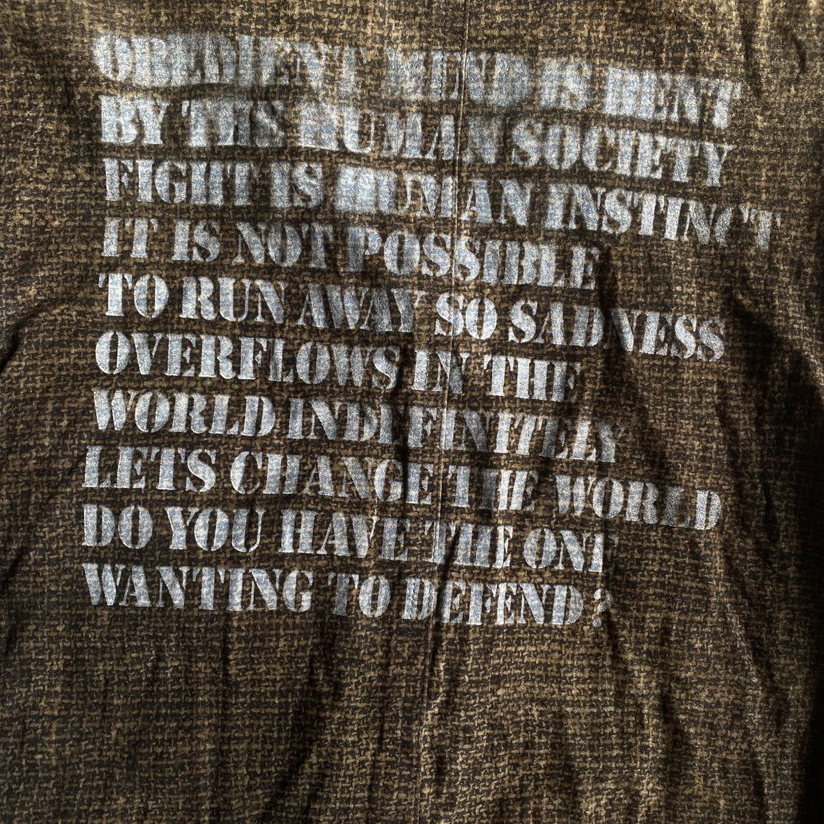 Isamu Katayama Backlash Isamu Katayama Brown Quote Leather Jacket Size US S / EU 44-46 / 1 - 5 Thumbnail