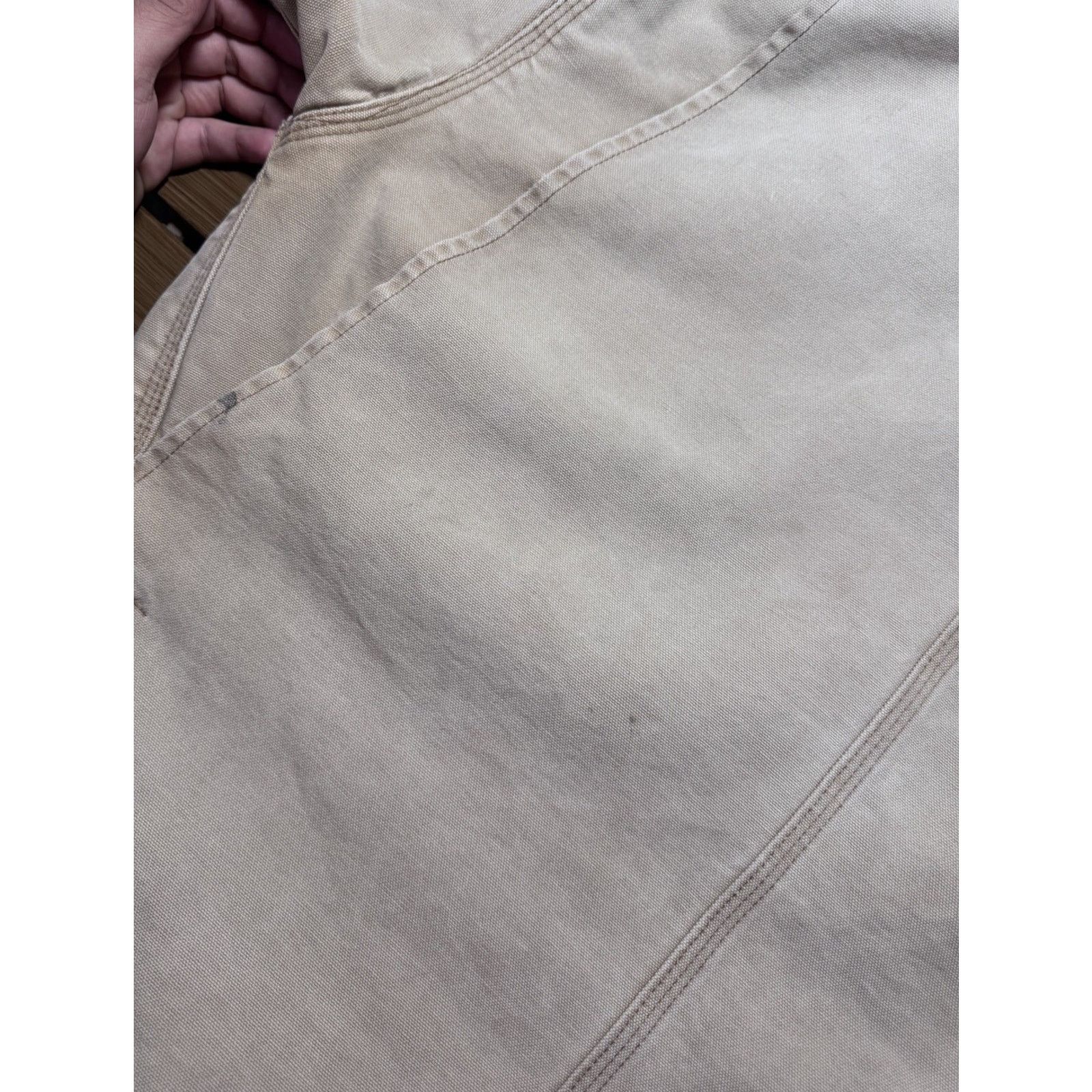 Carhartt Vintage 90’s Carhartt Chore Jacket XL Blanket Lined TAN Size US XL / EU 56 / 4 - 22 Thumbnail