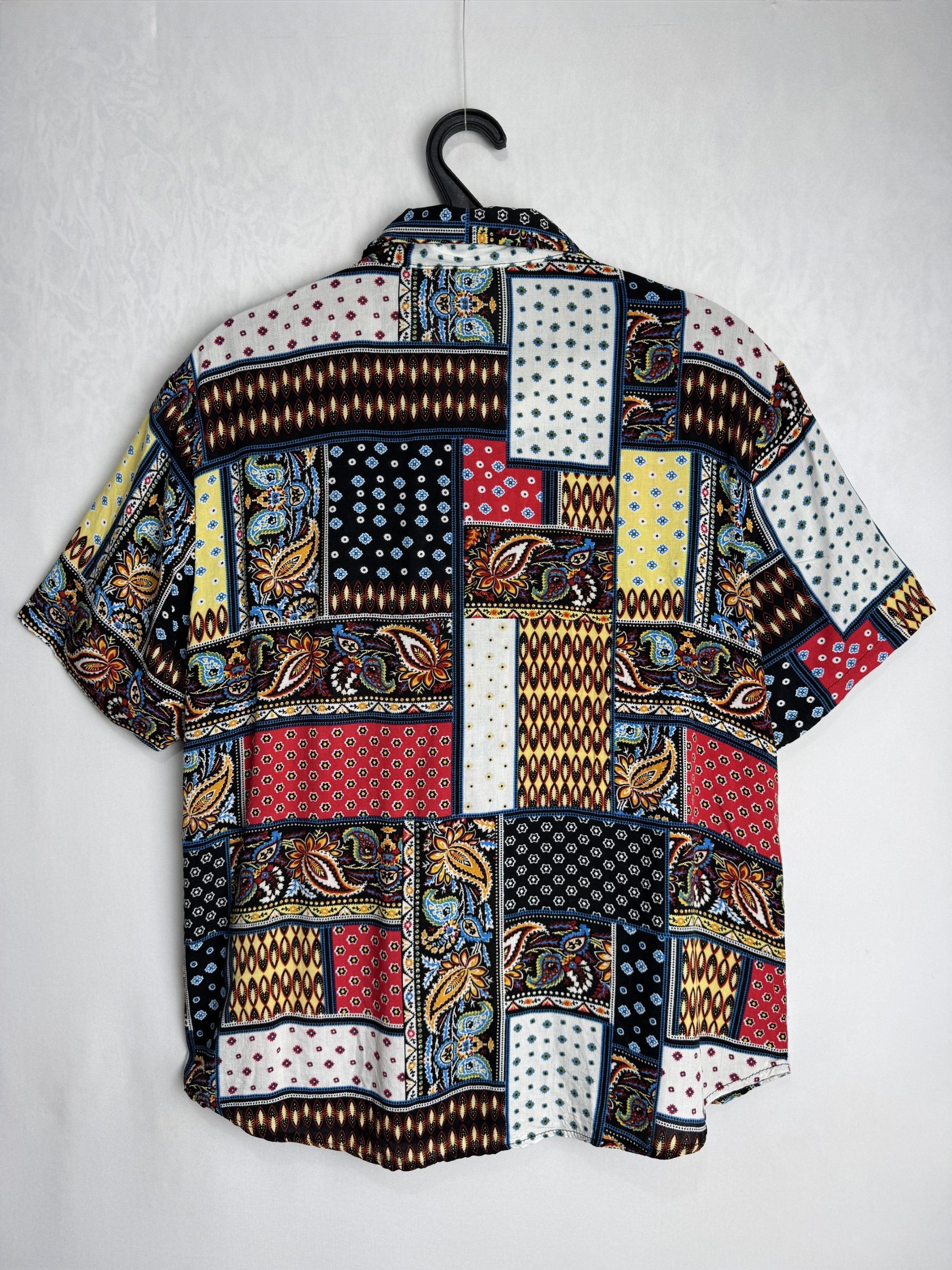 Other Men’s patchwork batik print button up shirt Size US L / EU 52-54 / 3 - 3 Thumbnail