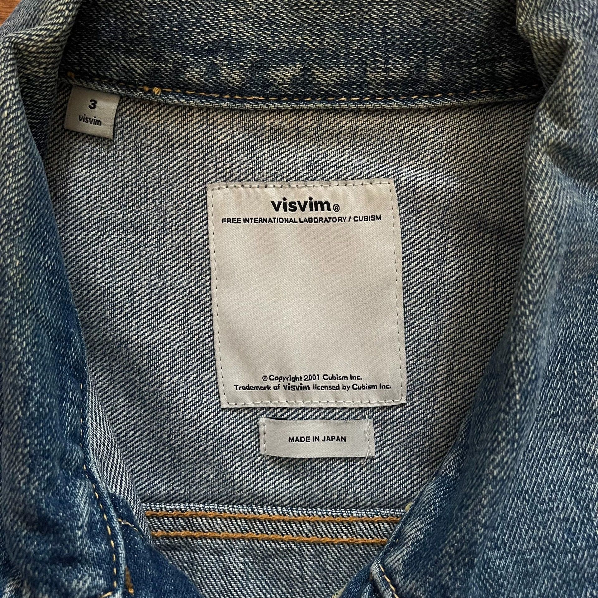 Visvim Visvim 16AW Chore Damaged Denim Jacket Size 3 Size US L / EU 52-54 / 3 - 4 Thumbnail