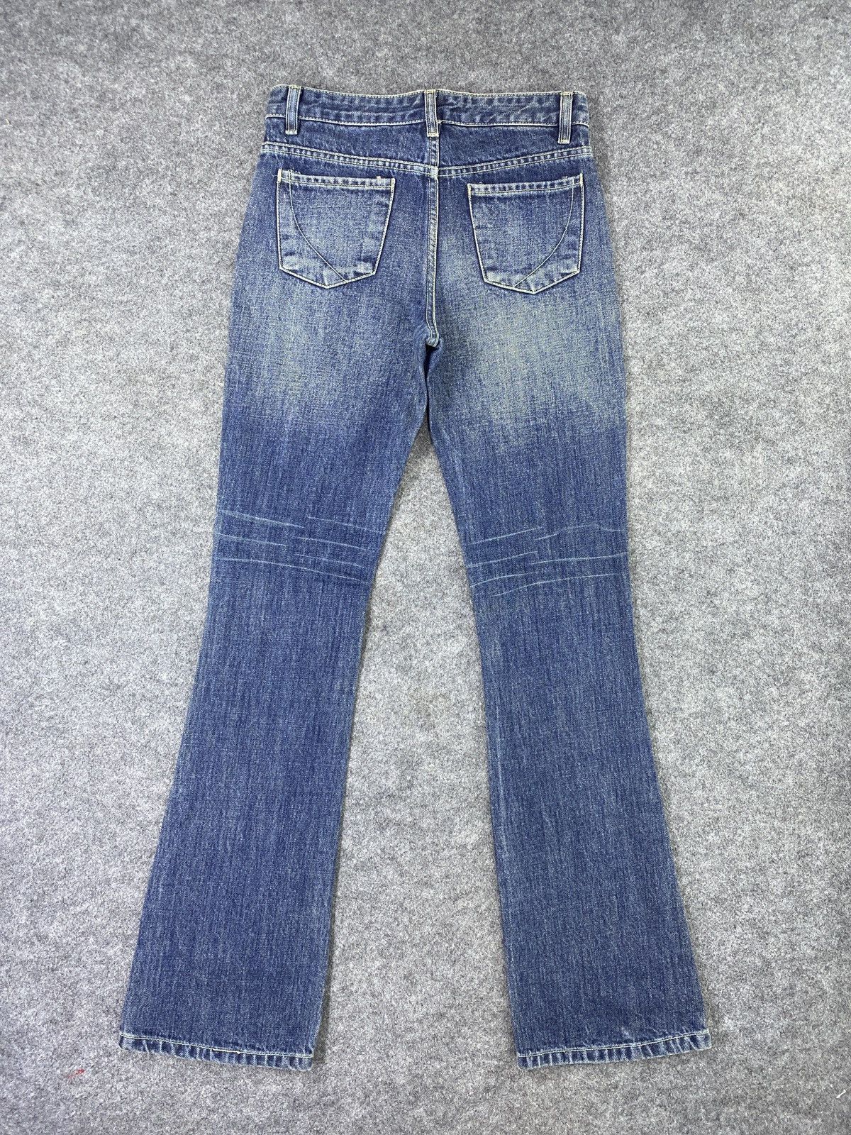 Japanese Brand × Jean Japanese Brand Blue Wash Flare Jeans - J984 Size 28" / US 6 / IT 42 - 3 Thumbnail