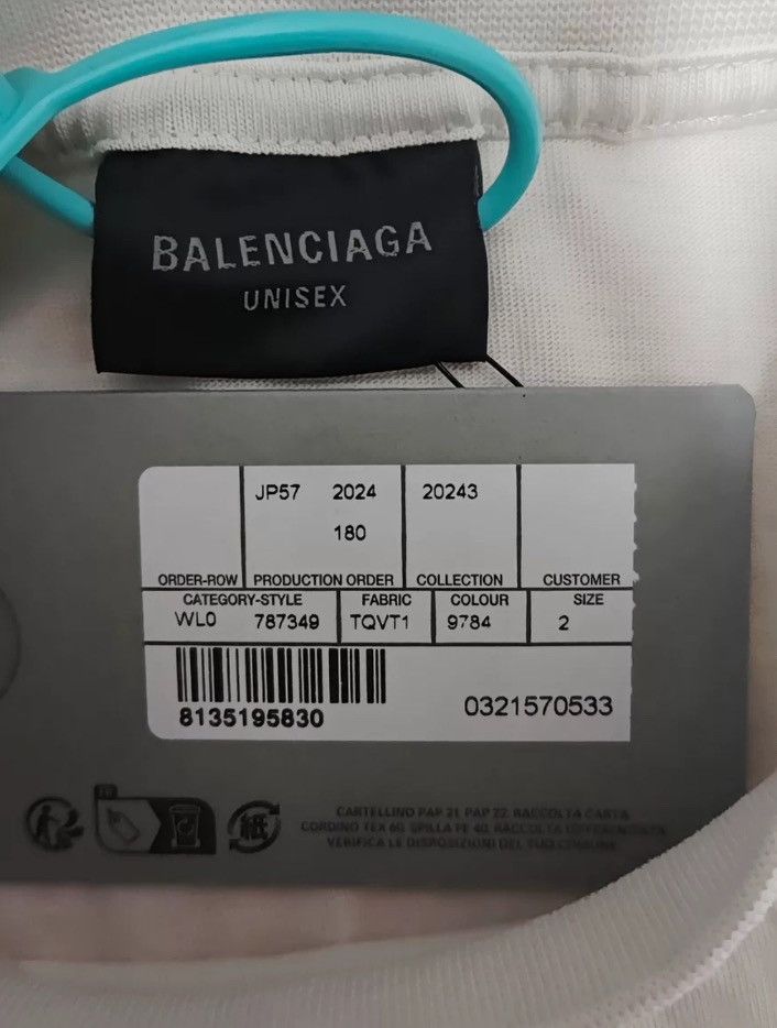 Balenciaga Balenciaga 23fw short sleeved T-shirt2412-Nextarrow Size US M / EU 48-50 / 2 - 4 Thumbnail