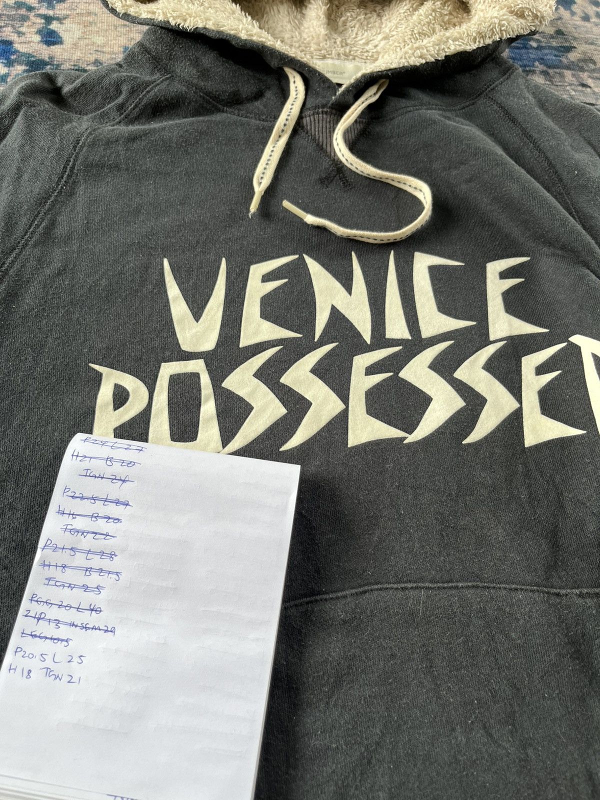 Japanese Brand 🔥Back Number Venice Possessed Big Logo Hoodie Size US M / EU 48-50 / 2 - 6 Thumbnail