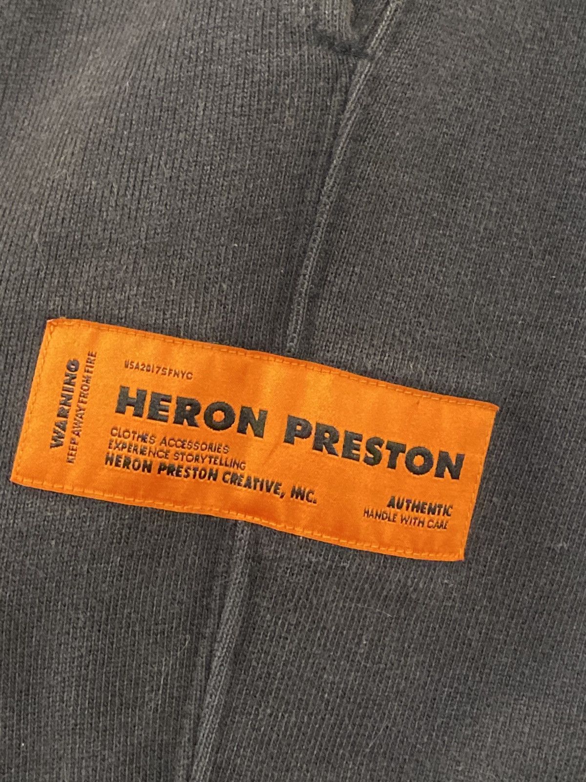 Heron Preston Heron Preston Dark Grey Washed Sweatpants Size: L Size US 34 / EU 50 - 2 Thumbnail