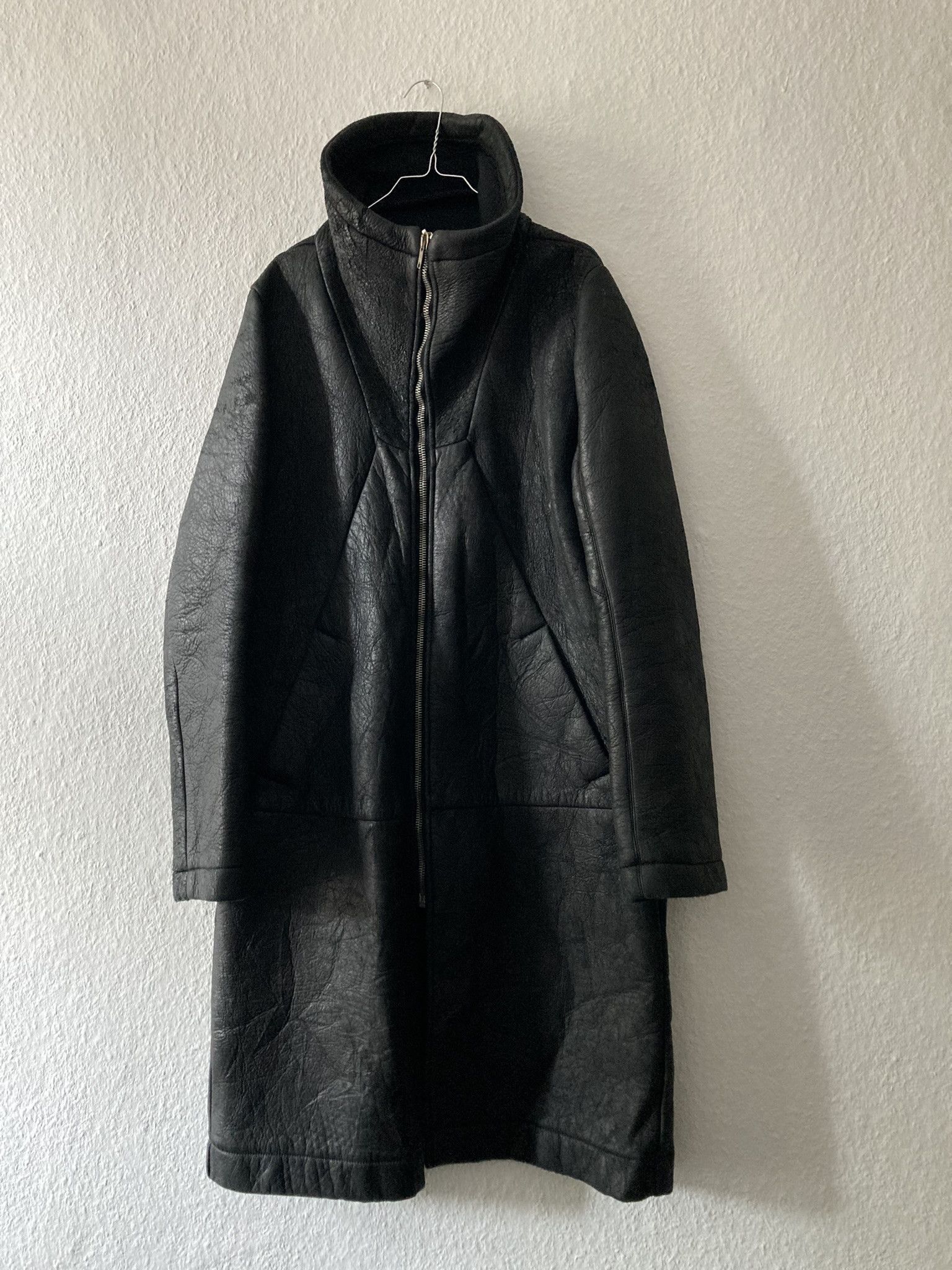 Rick Owens Geo Leather Jacket | Grailed