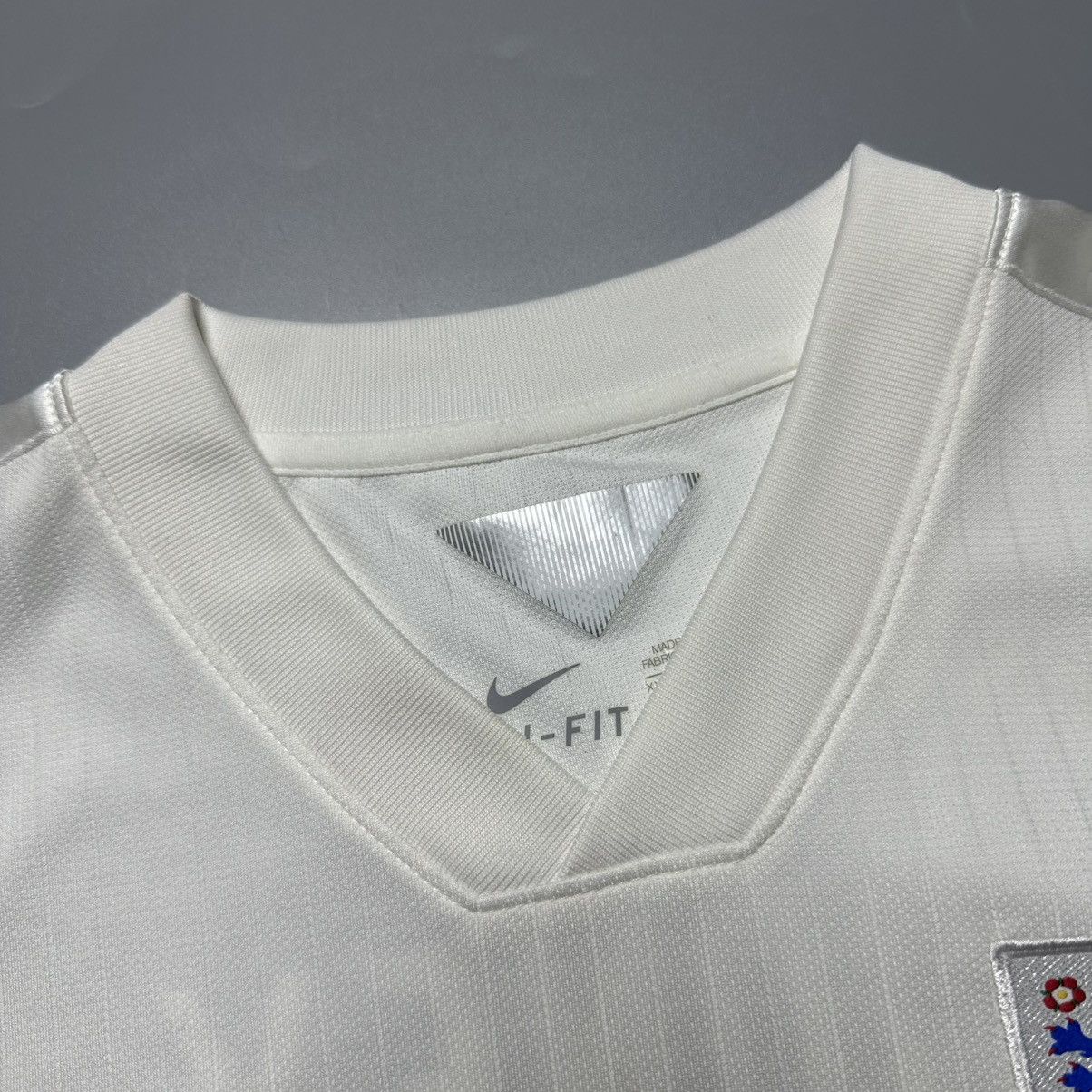 Vintage ENGLAND NIKE 2014 WORLD CUP FOOTBALL HOME JERSEY #10 ROONEY Size US XXL / EU 58 / 5 - 5 Thumbnail