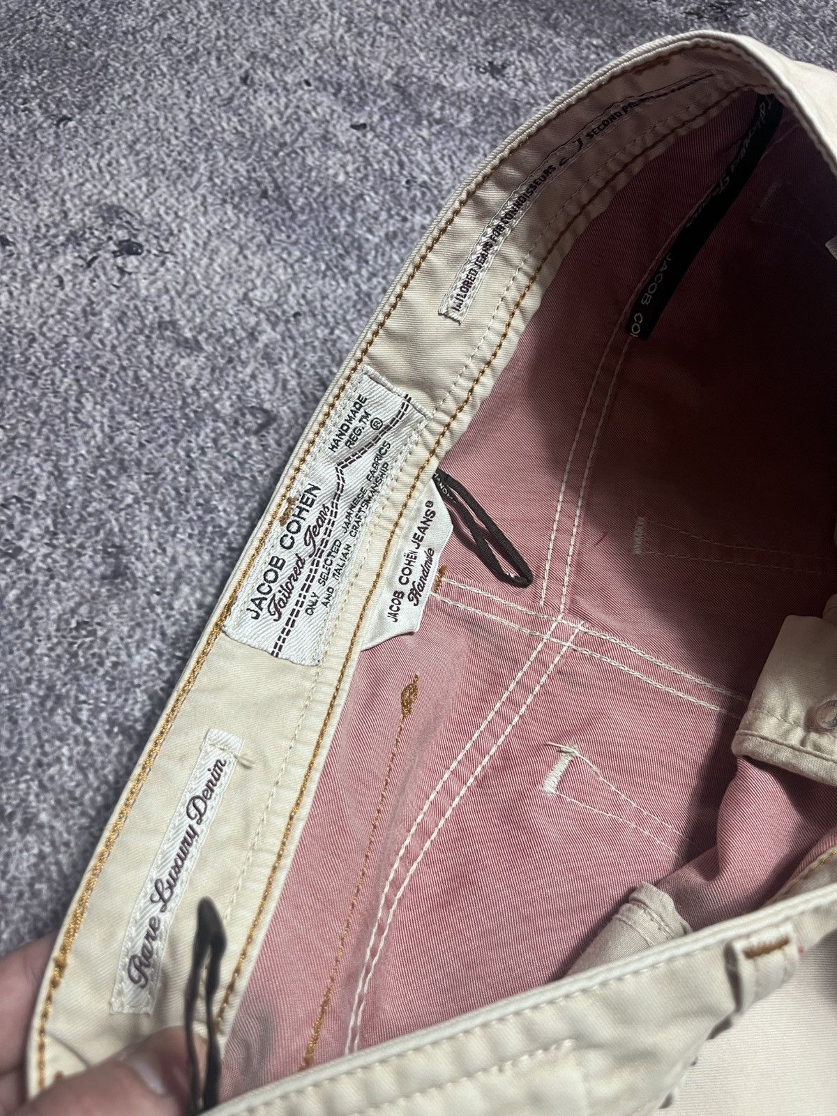 Jacob Cohen Jacob Cohen J623 Comfort Luxury Jeans Beige Mens Size 31 Size US 31 - 5 Thumbnail