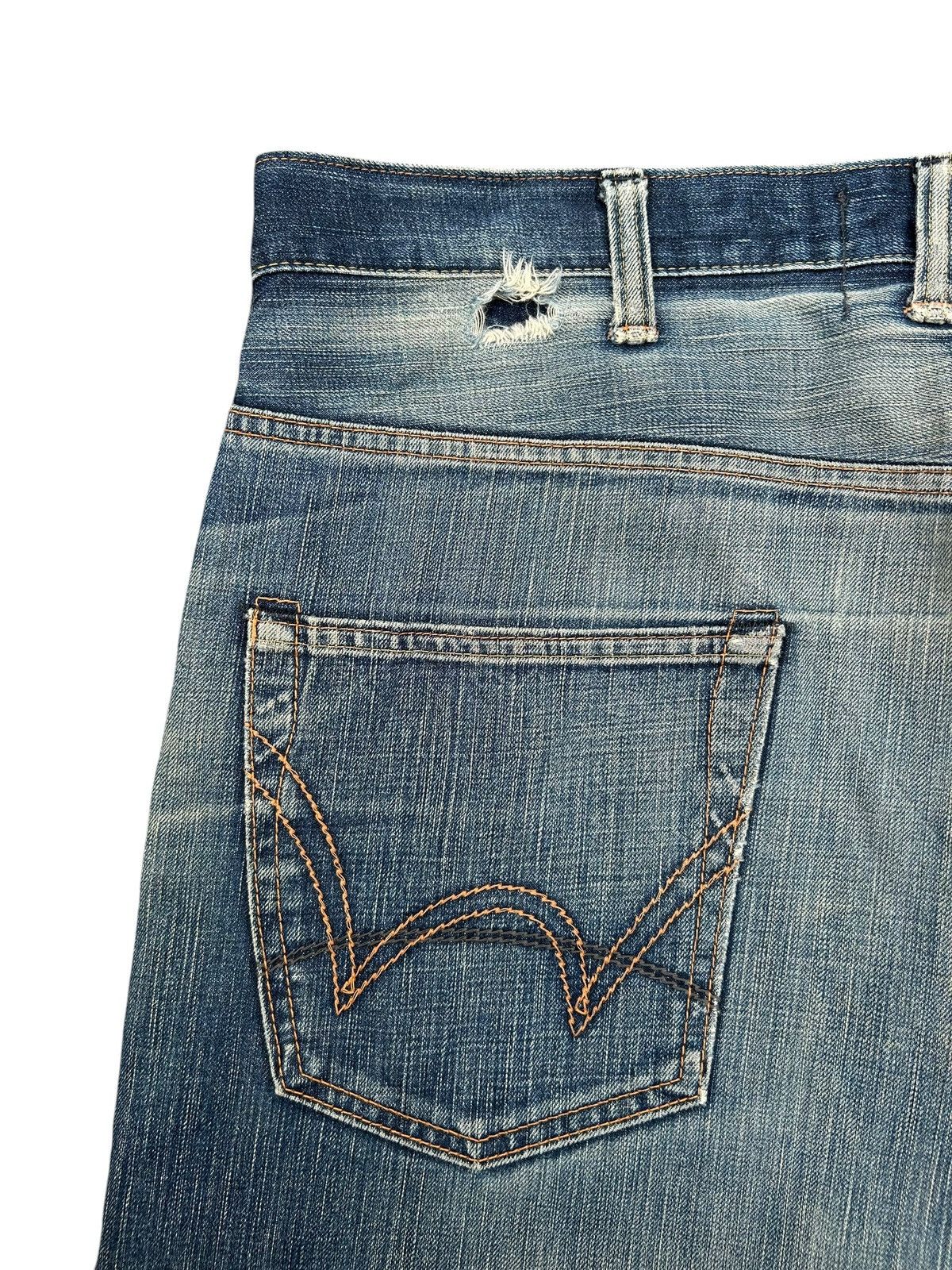 Kapital Vintage Edwin 505V Selvedge Thrashed Denim Jeans Size US 40 / EU 56 - 12 Thumbnail