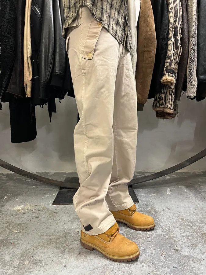 Prada × Vintage 2000s Prada Beige Contemporary Utility Pants Size US 30 / EU 46 - 6 Thumbnail