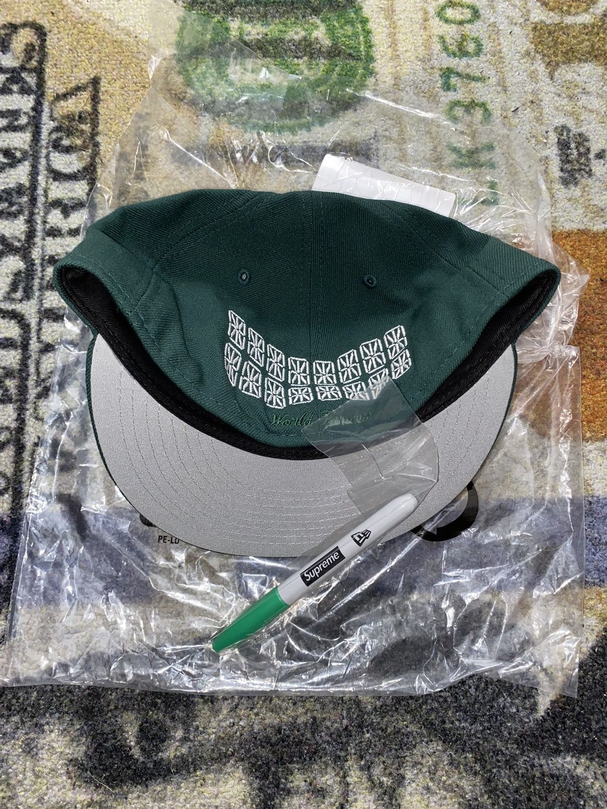 Supreme Supreme Sharpie Box Logo New Era Fitted Cap 7 3/8 | Grailed